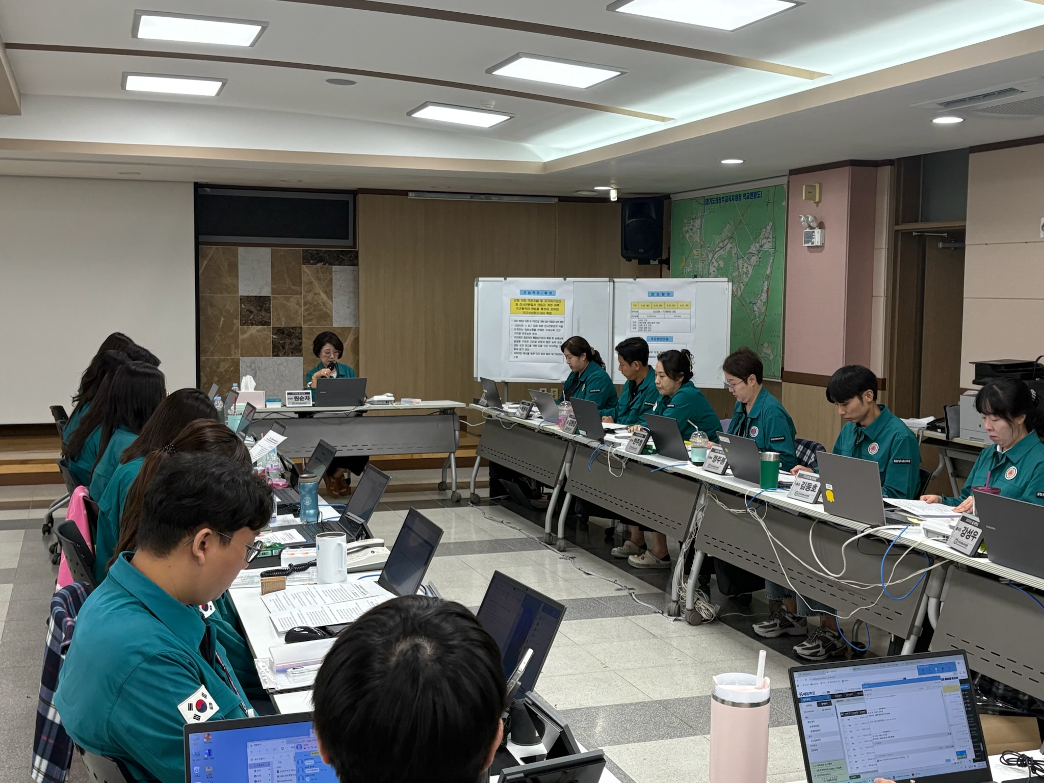 의정부교육지원청, 2025 을지연습 연계 전시 24시 영유아 보육 및 초등 늘봄 지원 방안 토의2 이미지