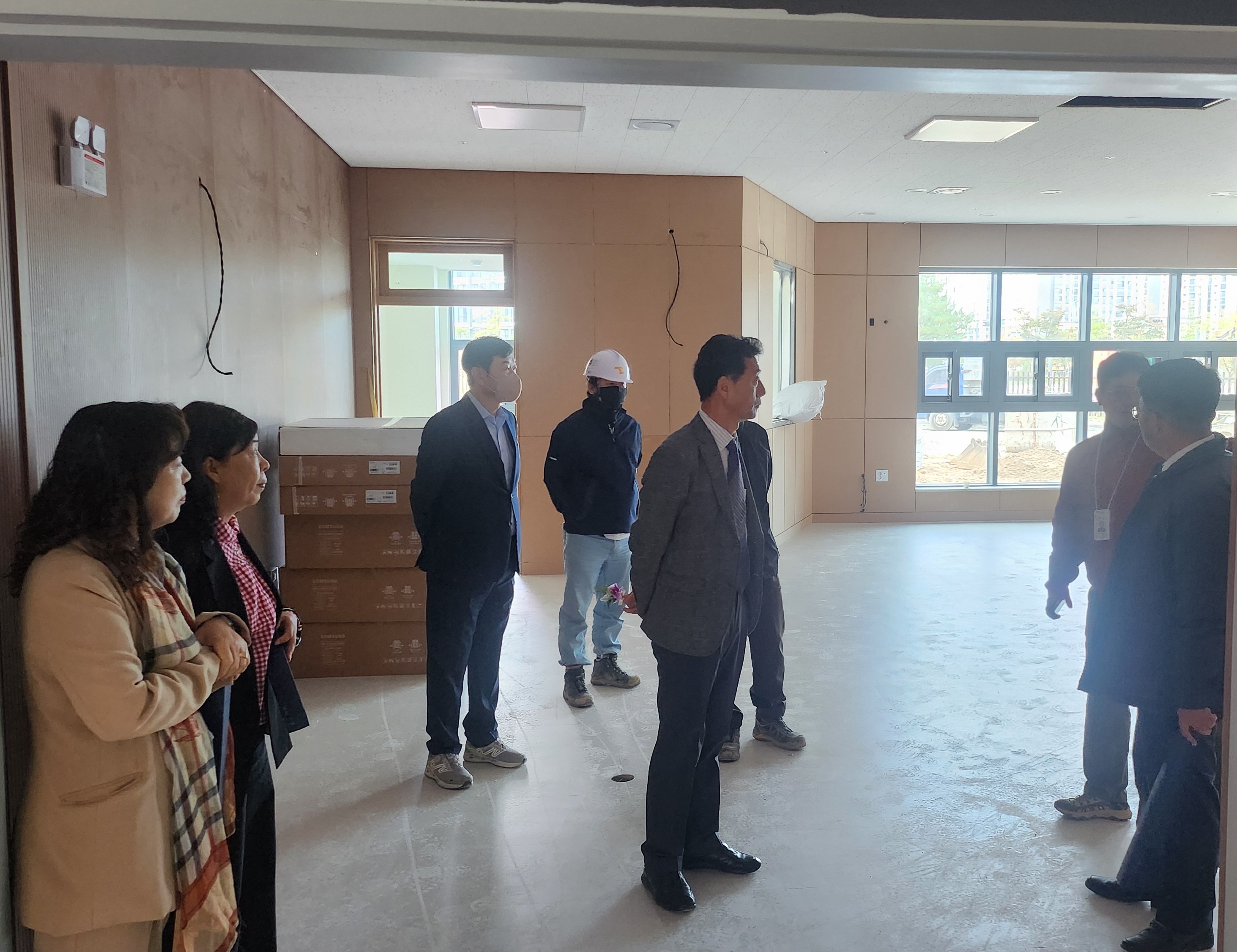 여주교육지원청,  여주 관내 초등학교 교장단과 함께 여주초 신설대체 이전 현장 점검2 이미지