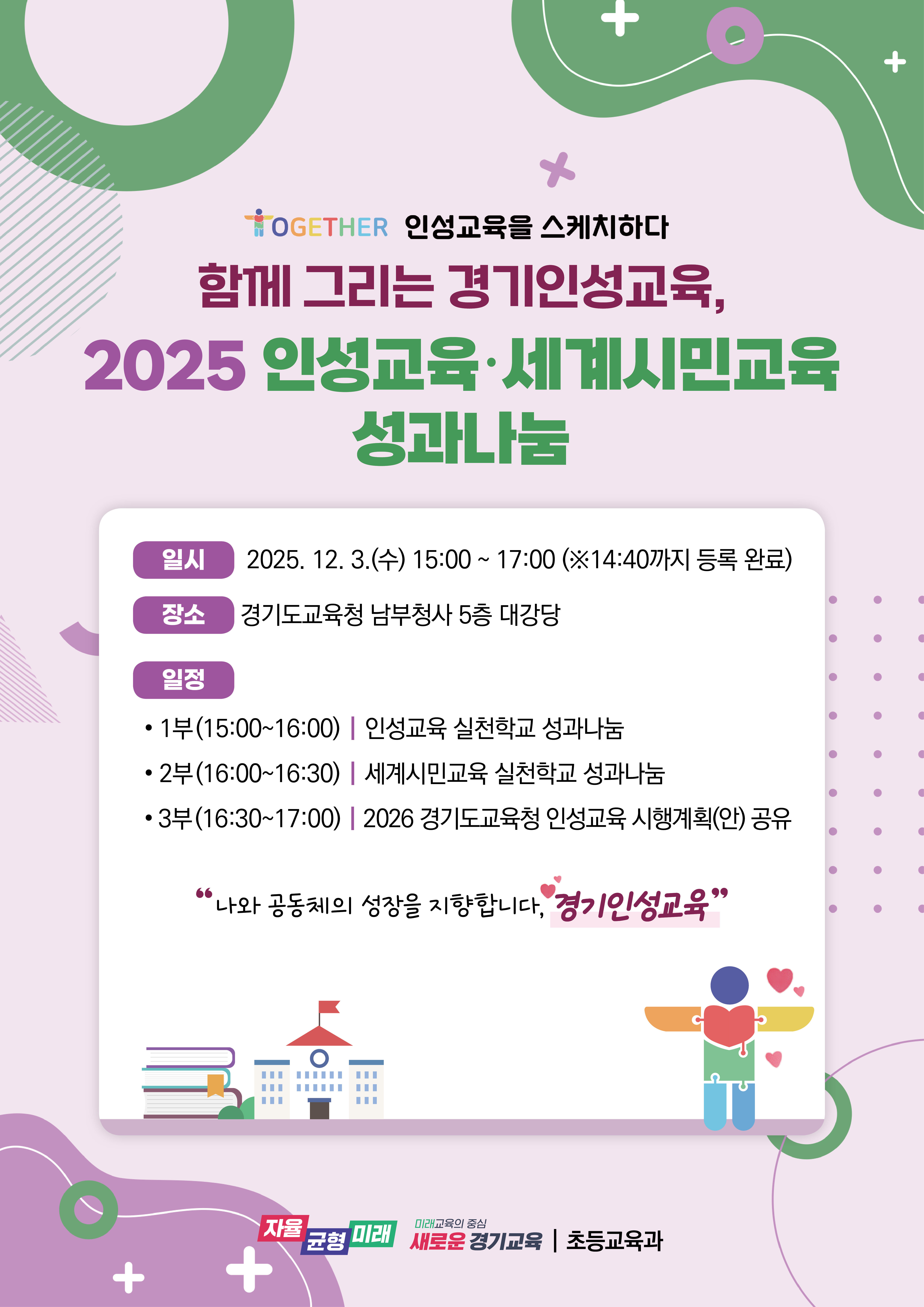 인성교육‧세계시민교육 실천학교 성과 공유회로 ‘함께 그리는 경기인성교육’5 이미지