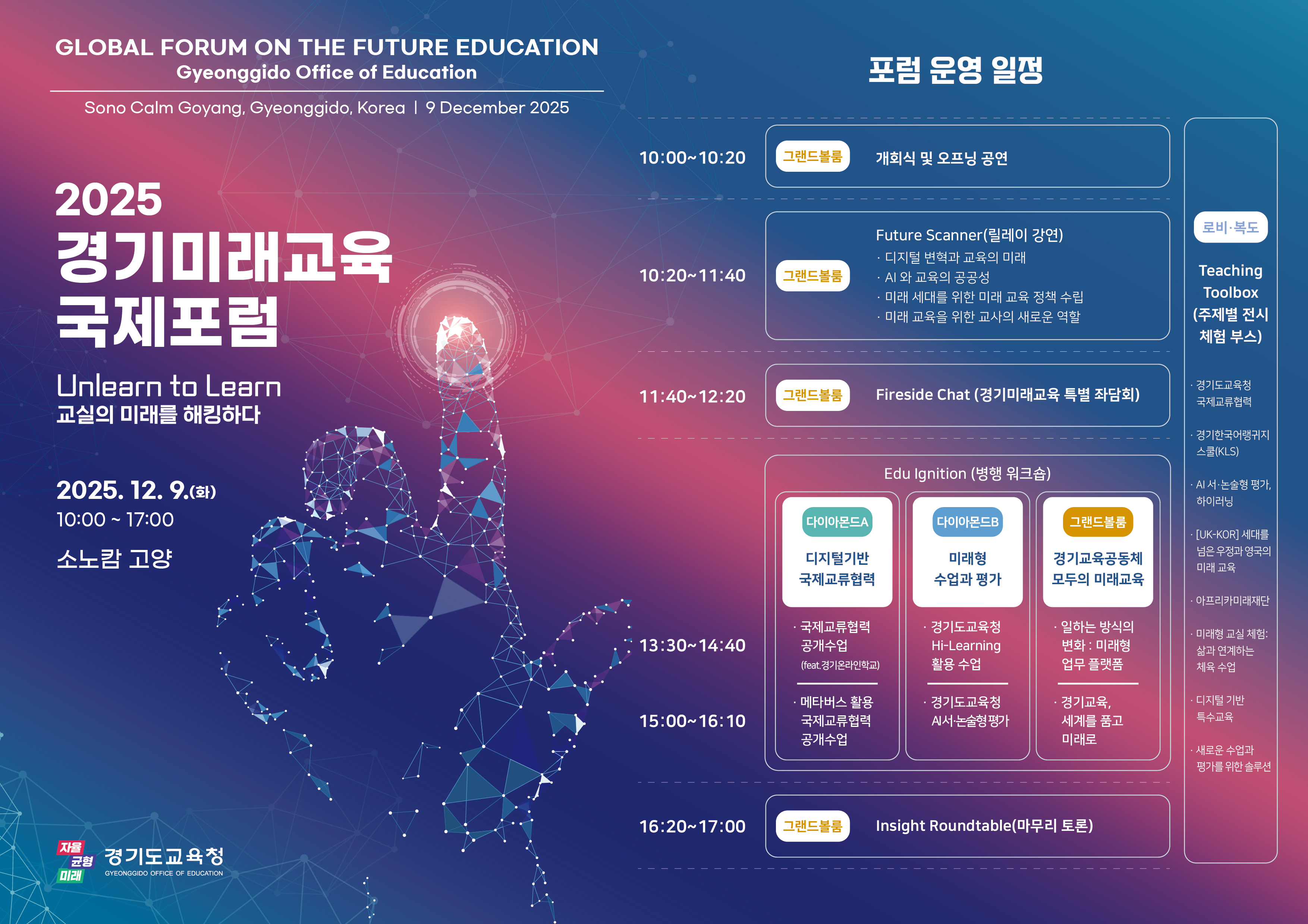 ‘2025 경기미래교육 국제포럼’  국내외 교육전문가와 석학을 강연에서 만나다3 이미지