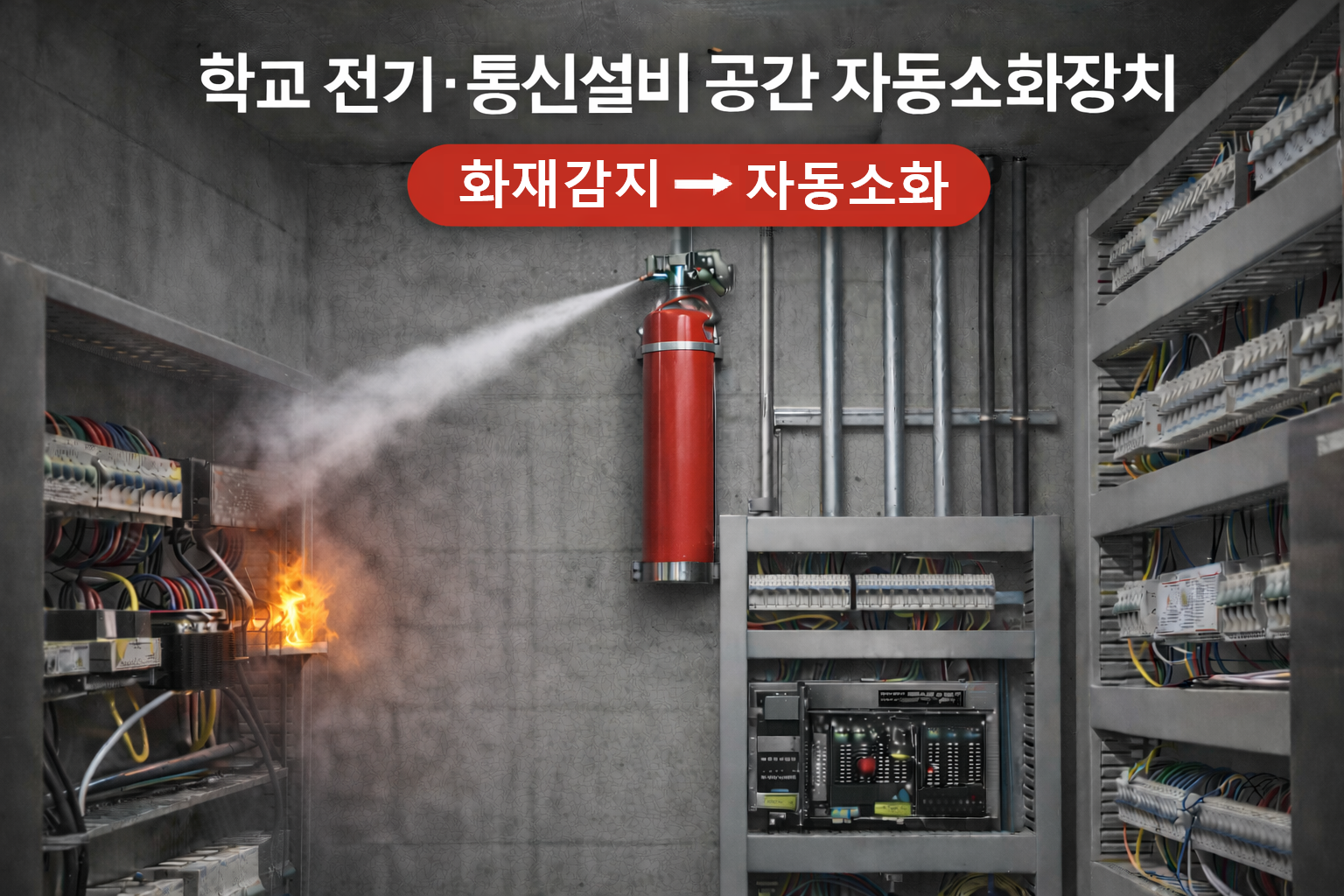 김포교육지원청, 3억여원 투입 자동소화장치 67개교 확대 설치2 이미지