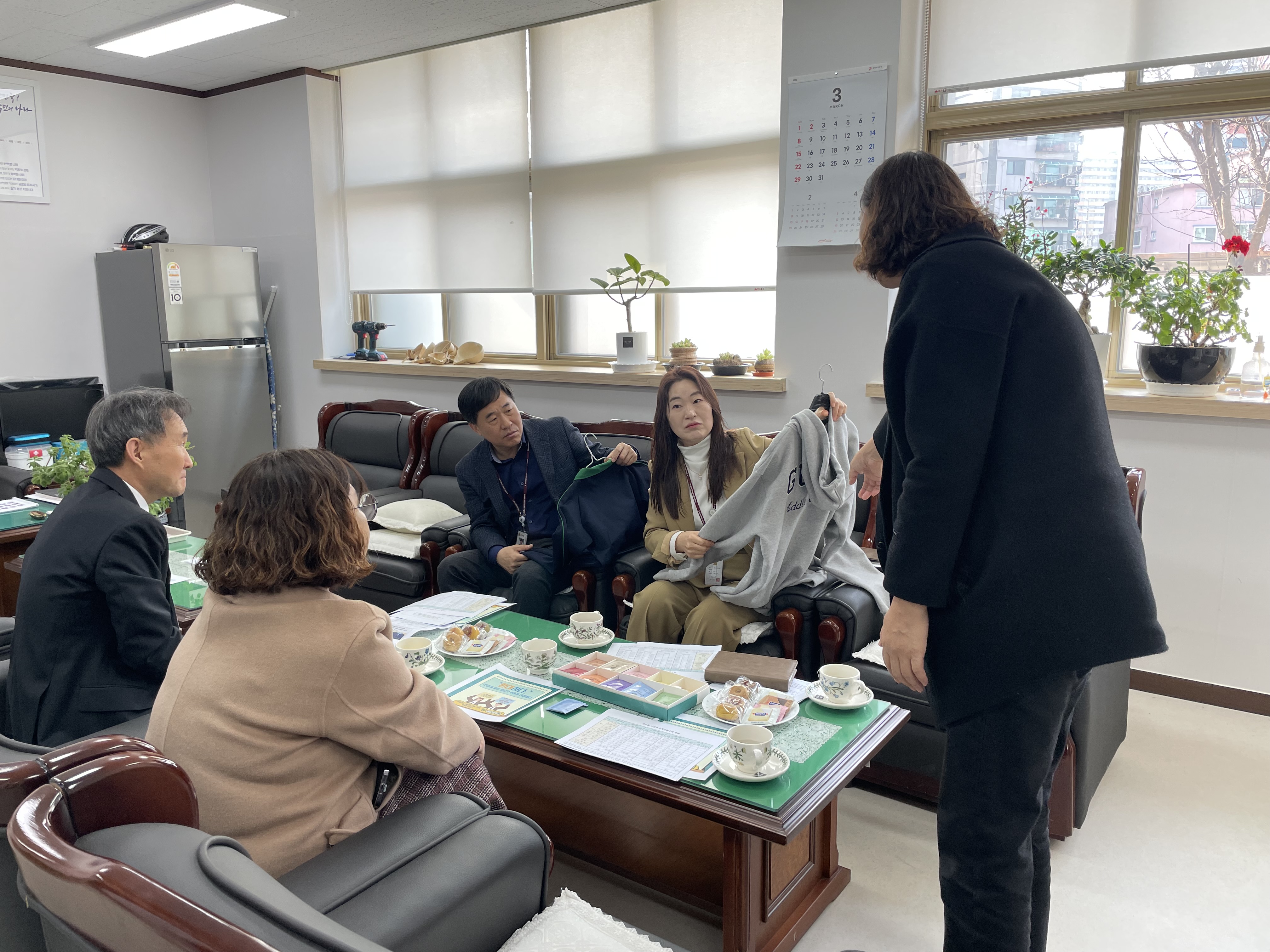 의정부교육지원청, “학생이 불편하면 바꾼다” 금오중학교 교복 개선 우수학교 현장 방문1 이미지