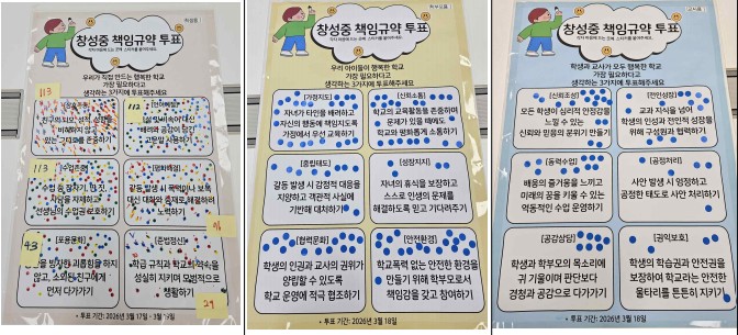창성중, 「학교문화 책임규약 선포식 」개최2 이미지
