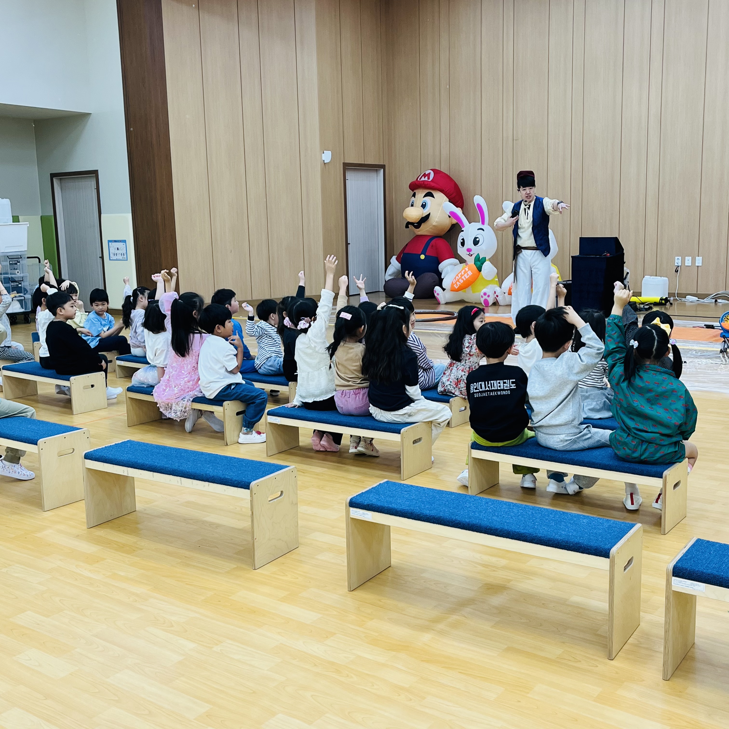 푸른동삭유치원, 오감으로 즐기는 문화체험,‘알라딘 버블 매직쇼’5 이미지