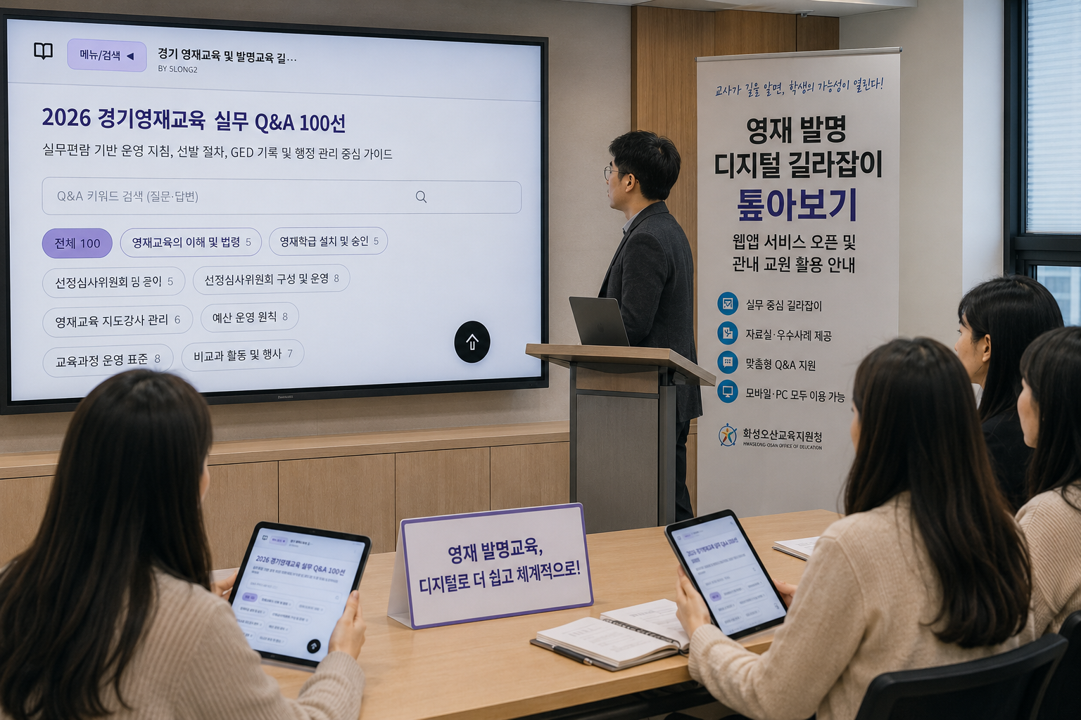 화성오산교육지원청, 영재·발명교육 ‘디지털 길라잡이&톺아보기’ 웹앱 배포2 이미지