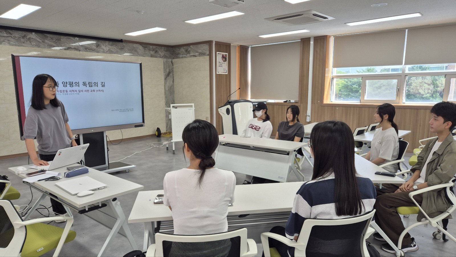 양평교육지원청, 학생 주도 역사교육 프로젝트 「역사로 체크인: 중국」 운영2 이미지