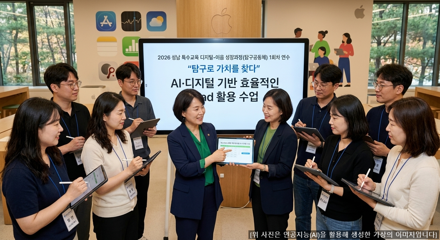 경기도성남교육지원청, 특수교사 AI 역량 키운다... ‘디지털-이음 성장과정’첫걸음2 이미지