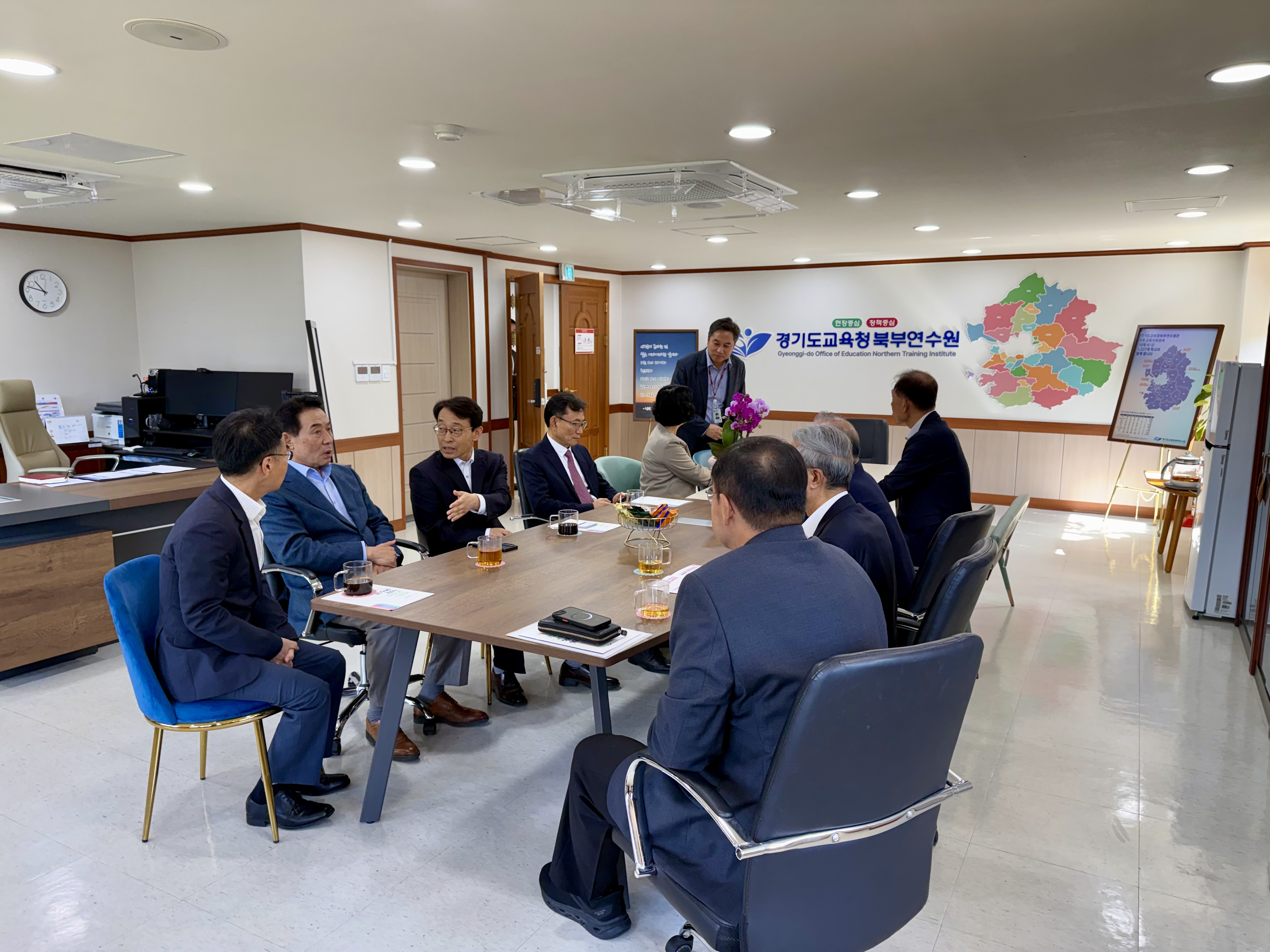 경기도교육청북부연수원, 포천시 내 유관기관과 기관장 정담회 개최2 이미지