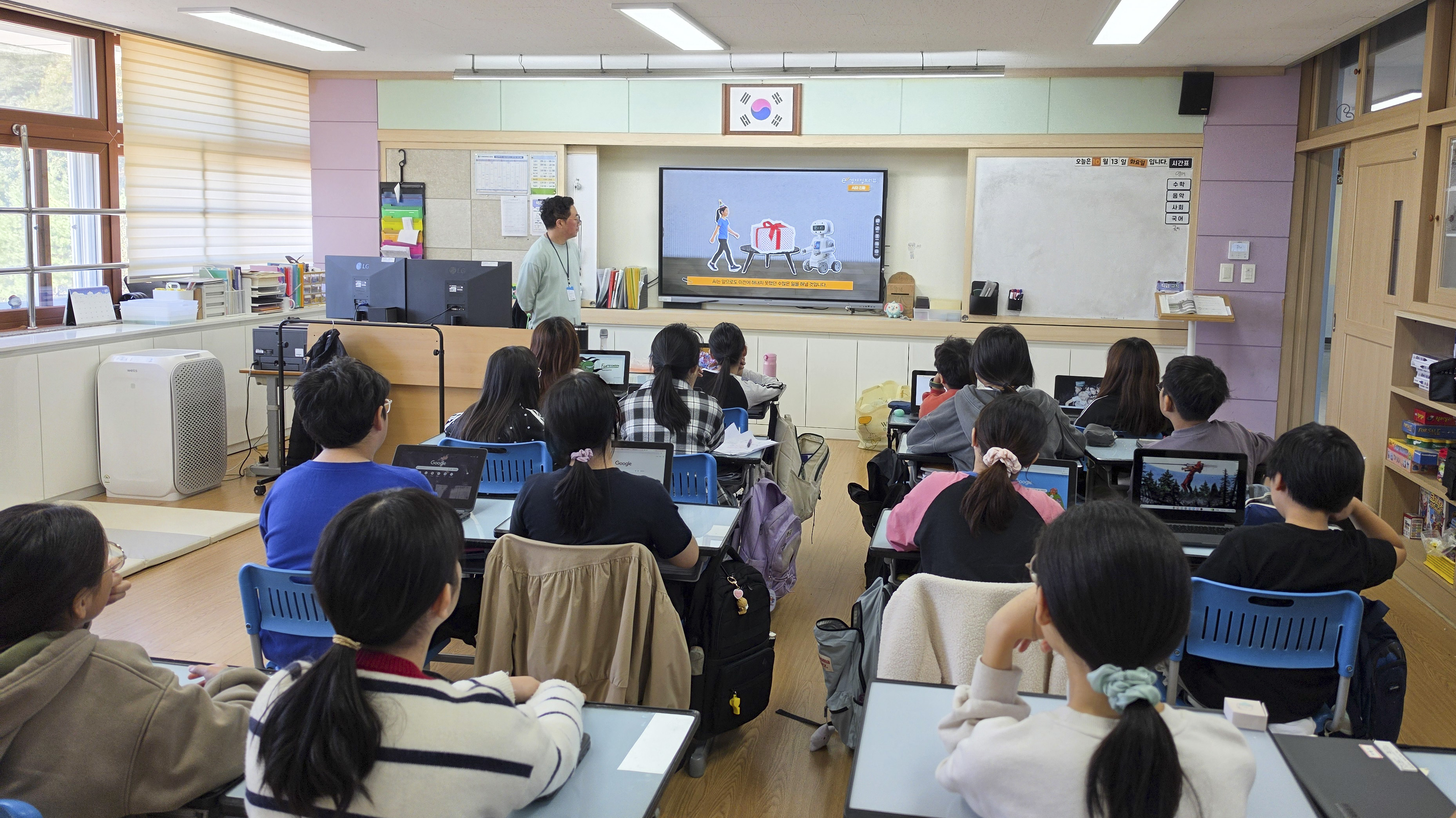 대성초등학교, 디지털 창의역량교육 실천학교 인공지능 체험교육 운영2 이미지