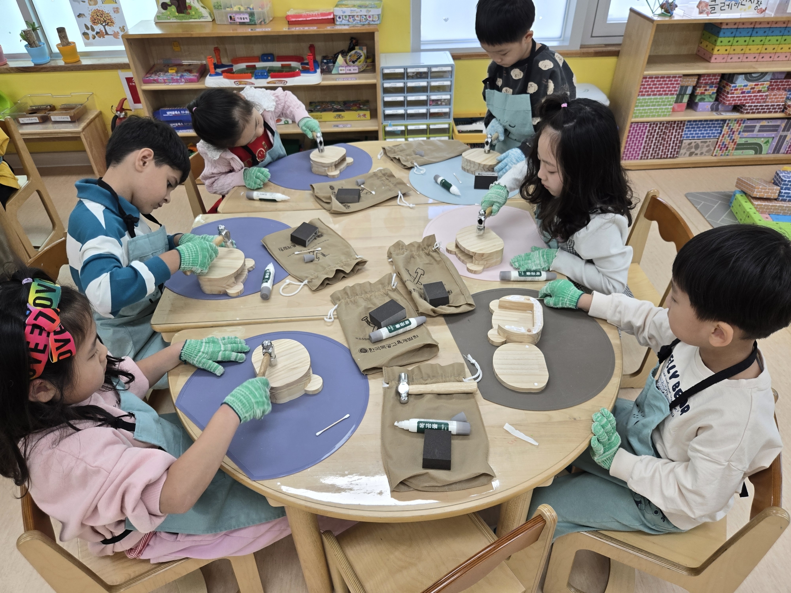 노루유치원 RAS교육 연계 목공놀이 체험 운영3 이미지