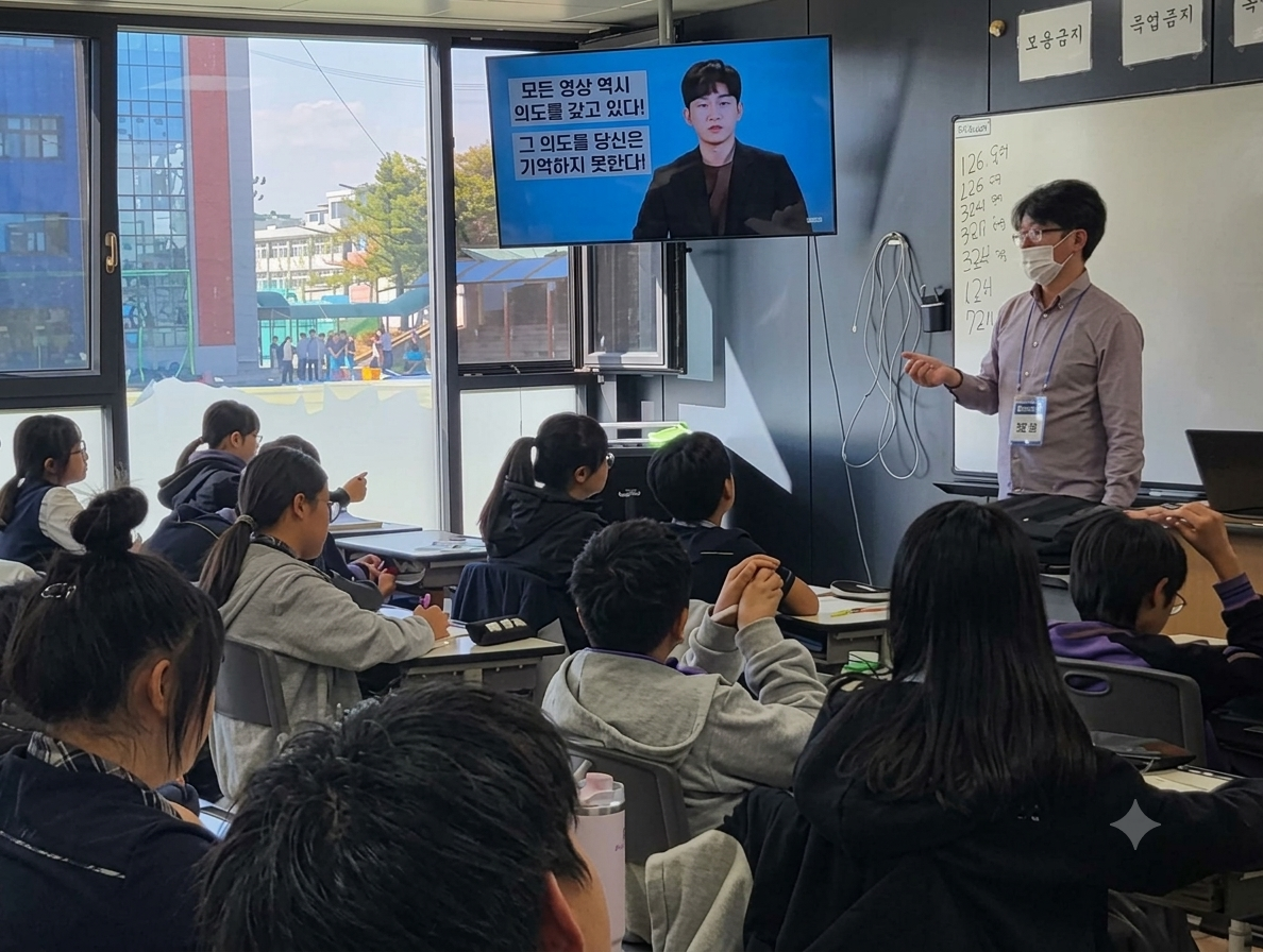 전곡중학교, 디지털 기반 특화프로그램으로 AI리터러시 교육 전학년 실시2 이미지