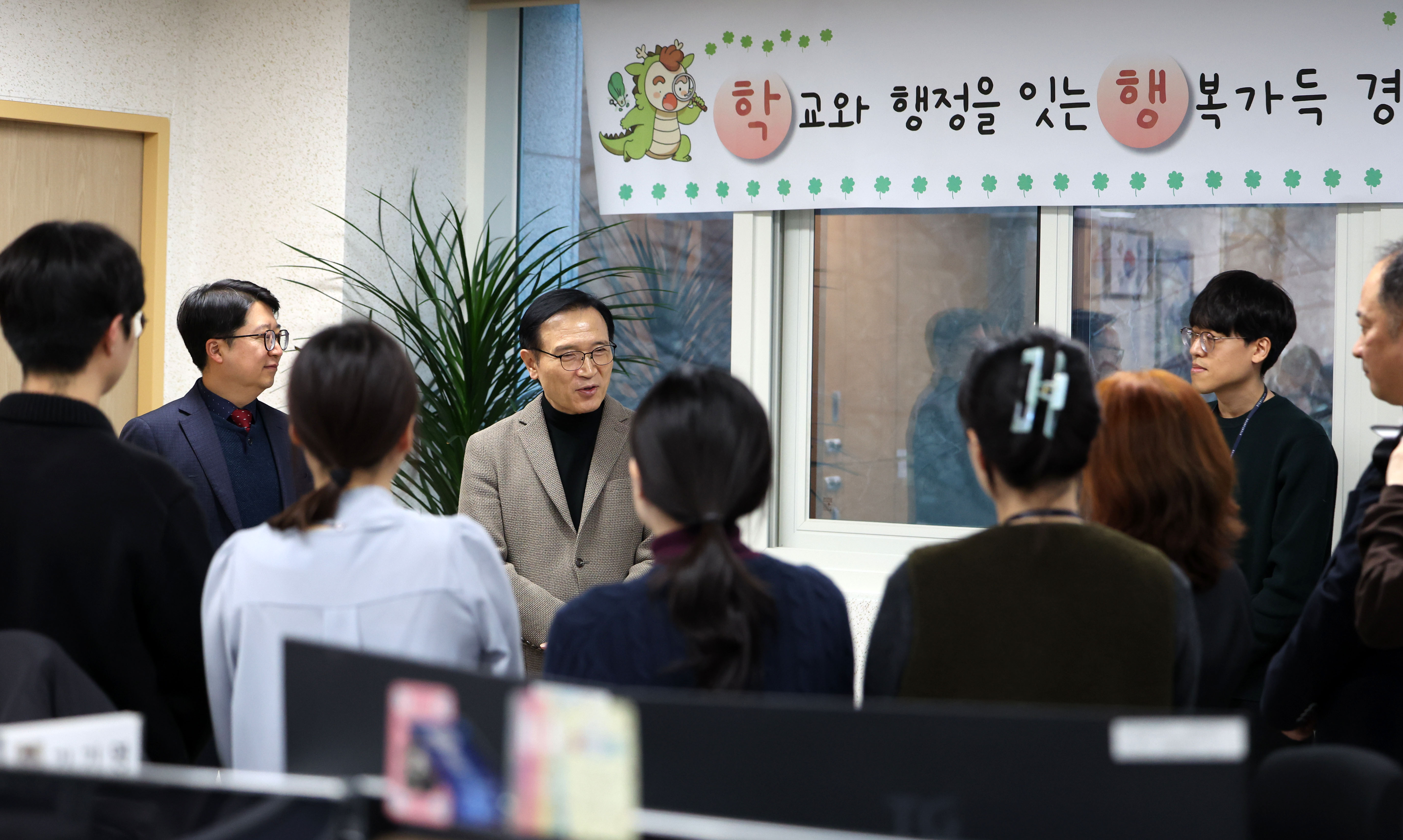 용인교육지원청 소통 간담회4 이미지