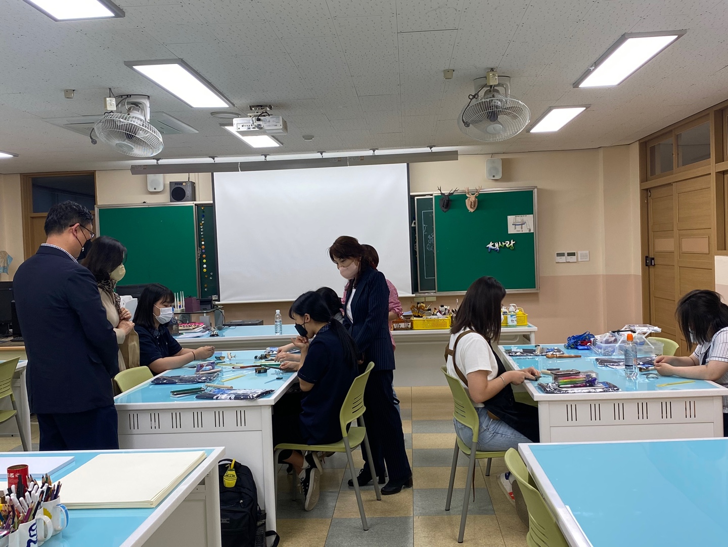 광주하남교육지원청 김성미 교육장, 2022 경기꿈의대학 운영 거점교 방문1 이미지