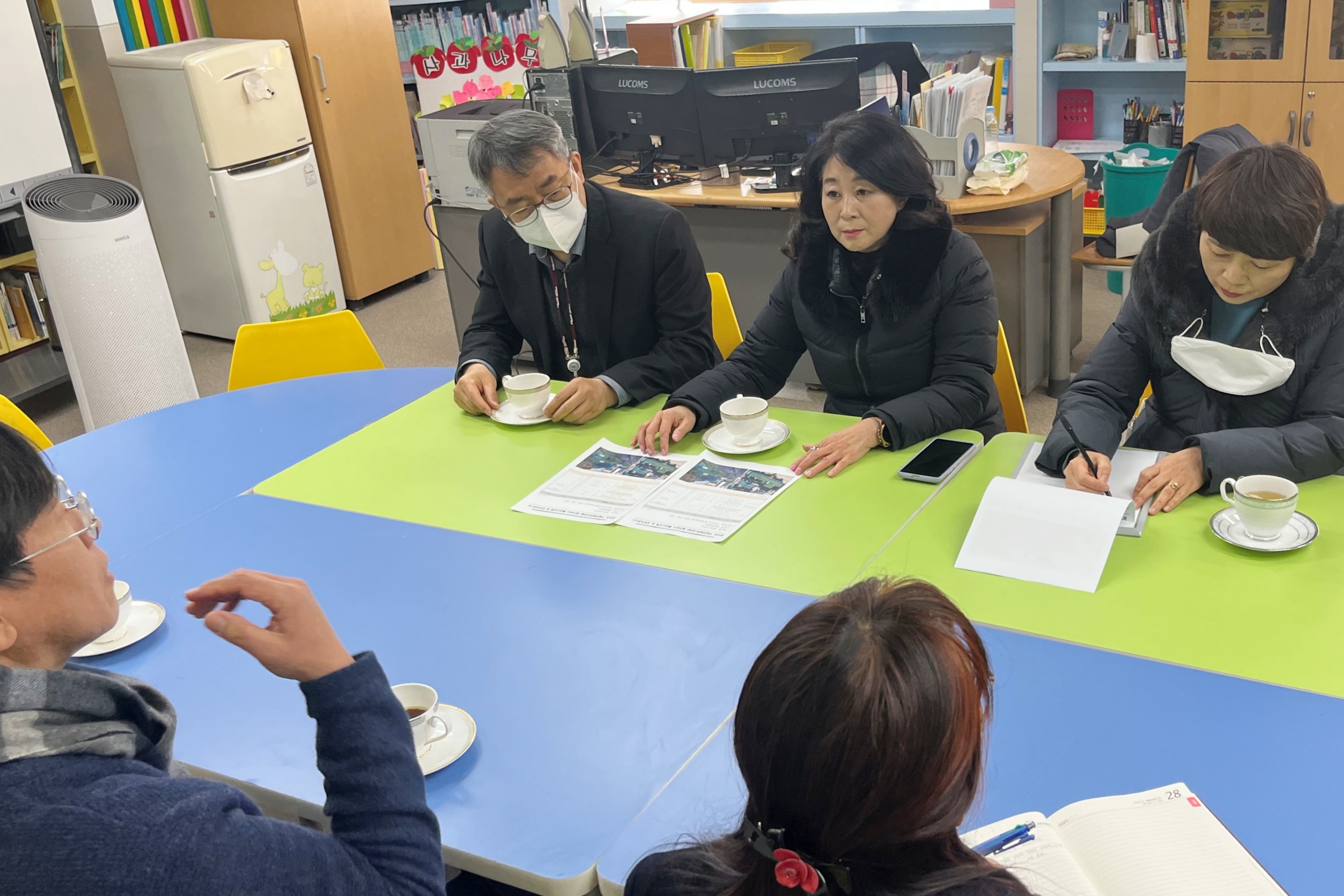 의정부교육지원청, 새로운 바람-경기형 그린스마트 미래학교 사업 현장 방문3 이미지