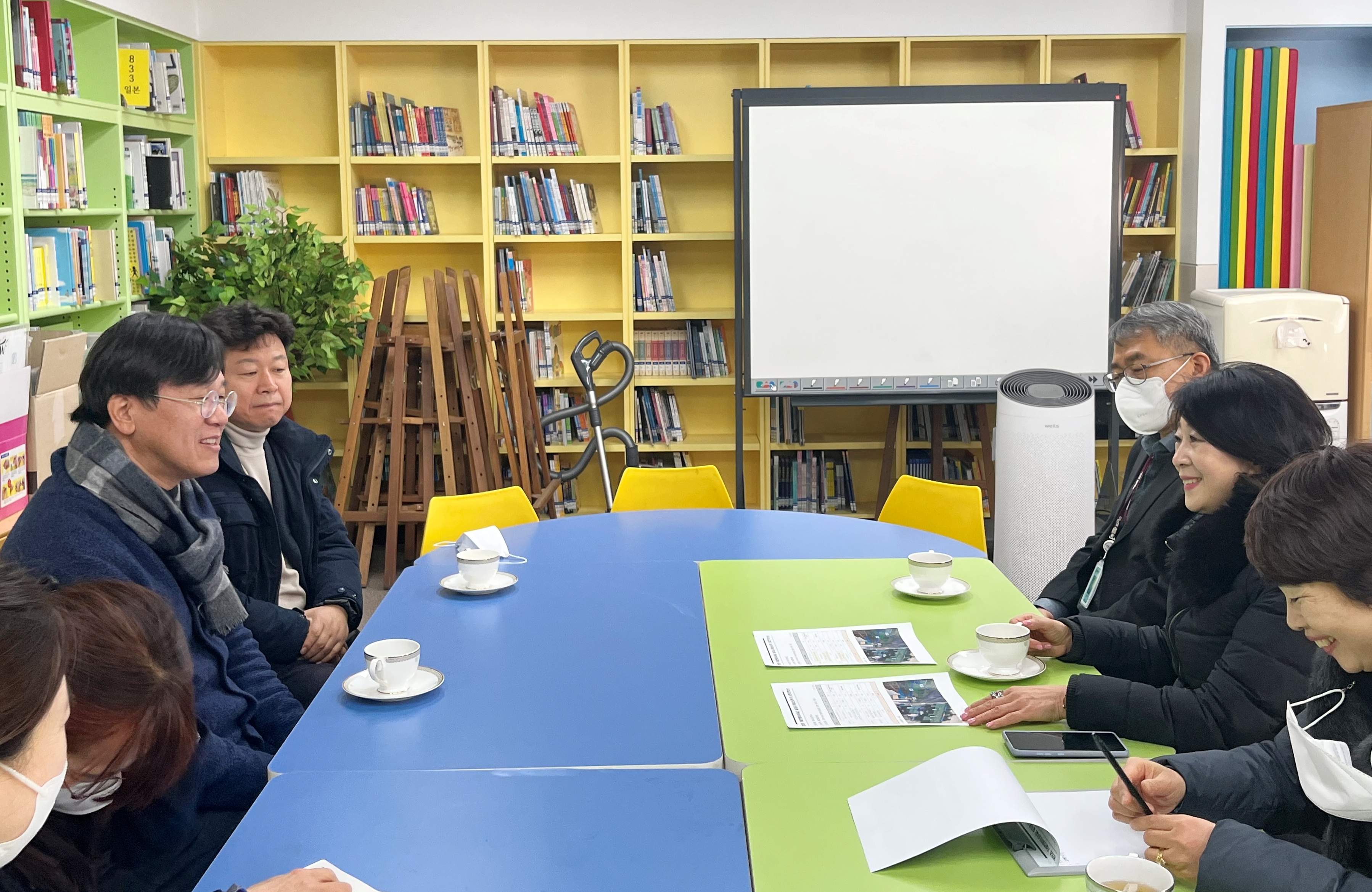 의정부교육지원청, 새로운 바람-경기형 그린스마트 미래학교 사업 현장 방문2 이미지