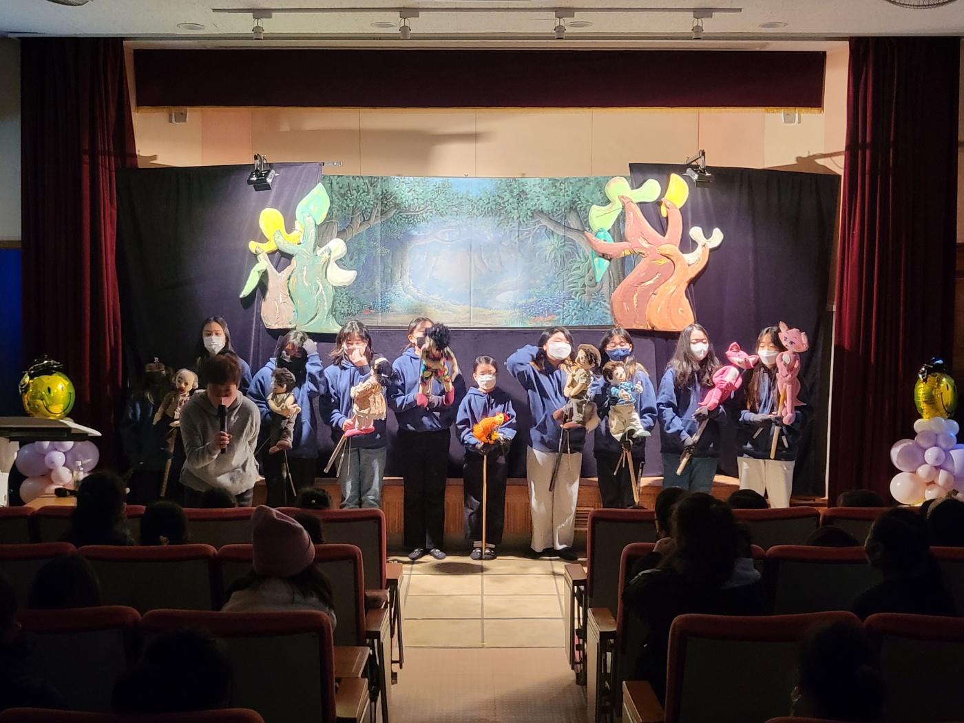 경기 보건교육 거점학교 학생과 보건교사 찾아가는 흡연 예방 인형극1 이미지