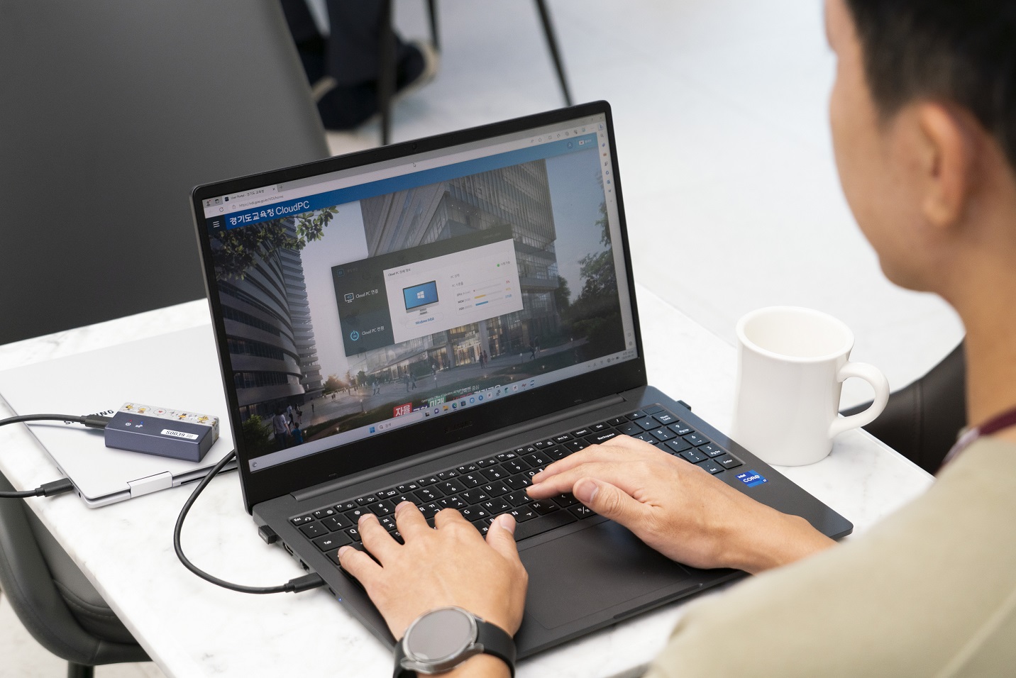 전국 시도교육청 최초 스마트워크 위한 5G 국가망 전면 개통5 이미지