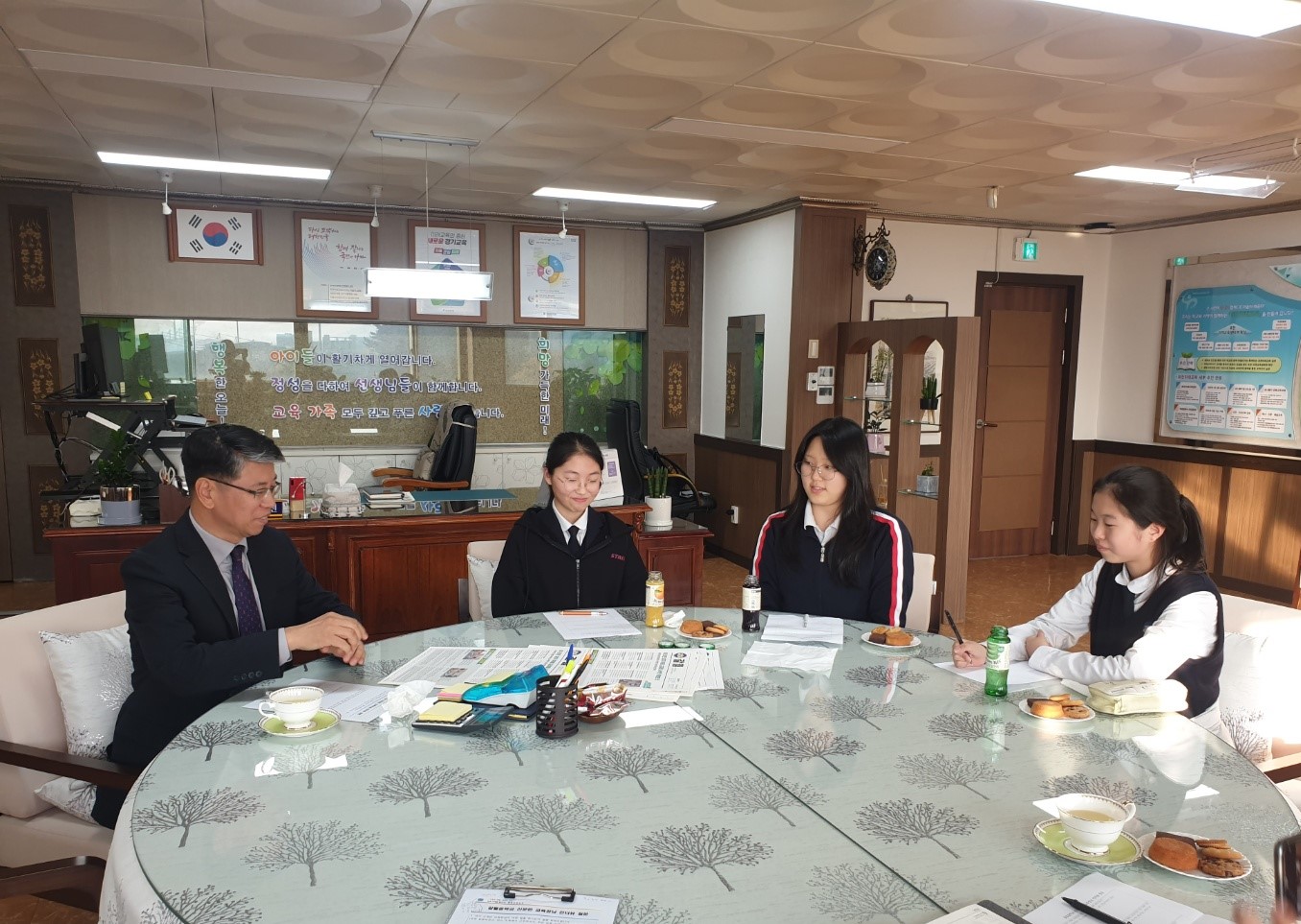 김재진 포천교육지원청 교육장, 학생들과 만나다.1 이미지