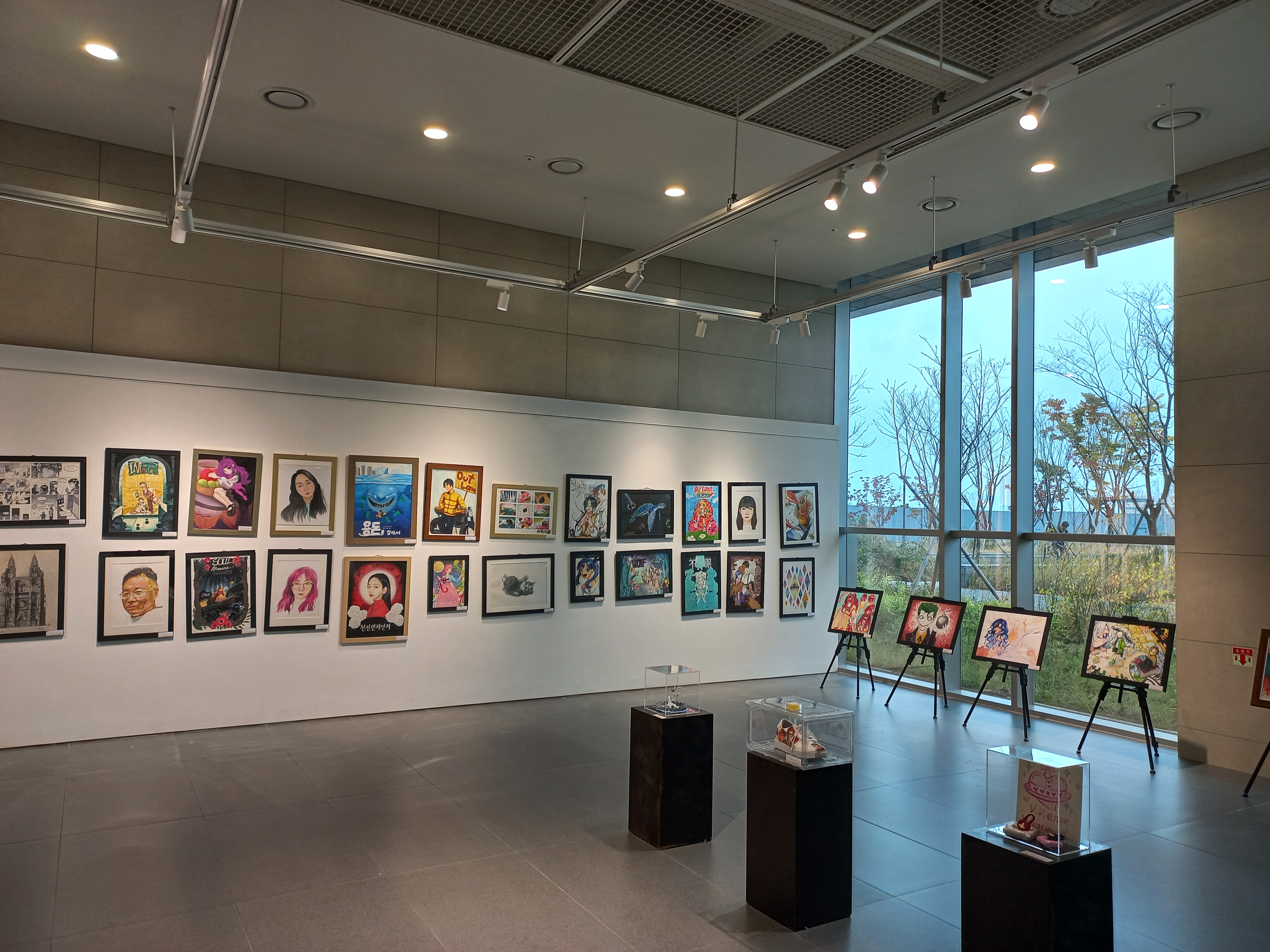 군서고, 미술특화 교육과정 운영  시흥미술협회와 공동전시회 개최1 이미지