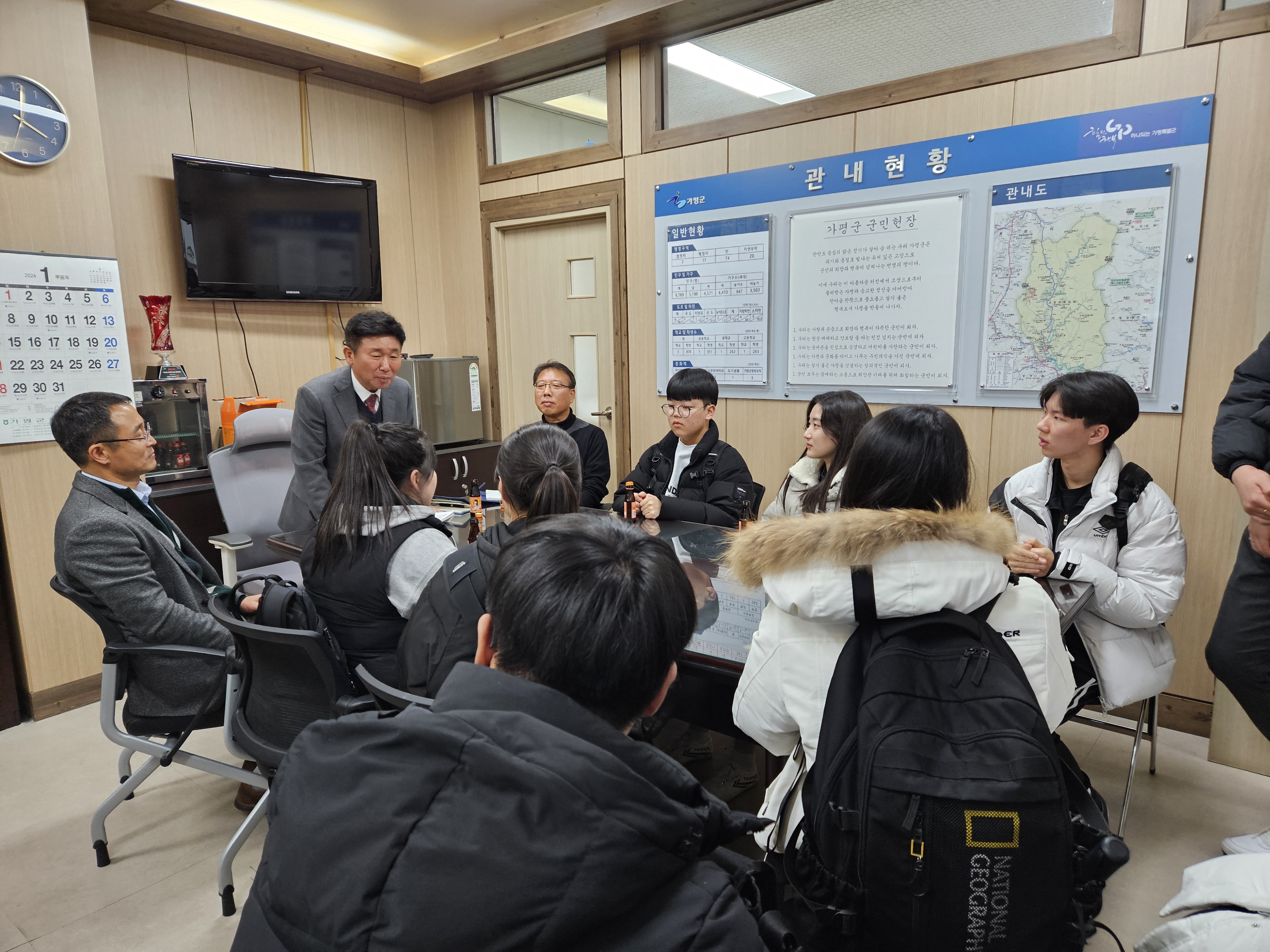 조종고 학생들, 조종면에 정책제안을 하다1 이미지