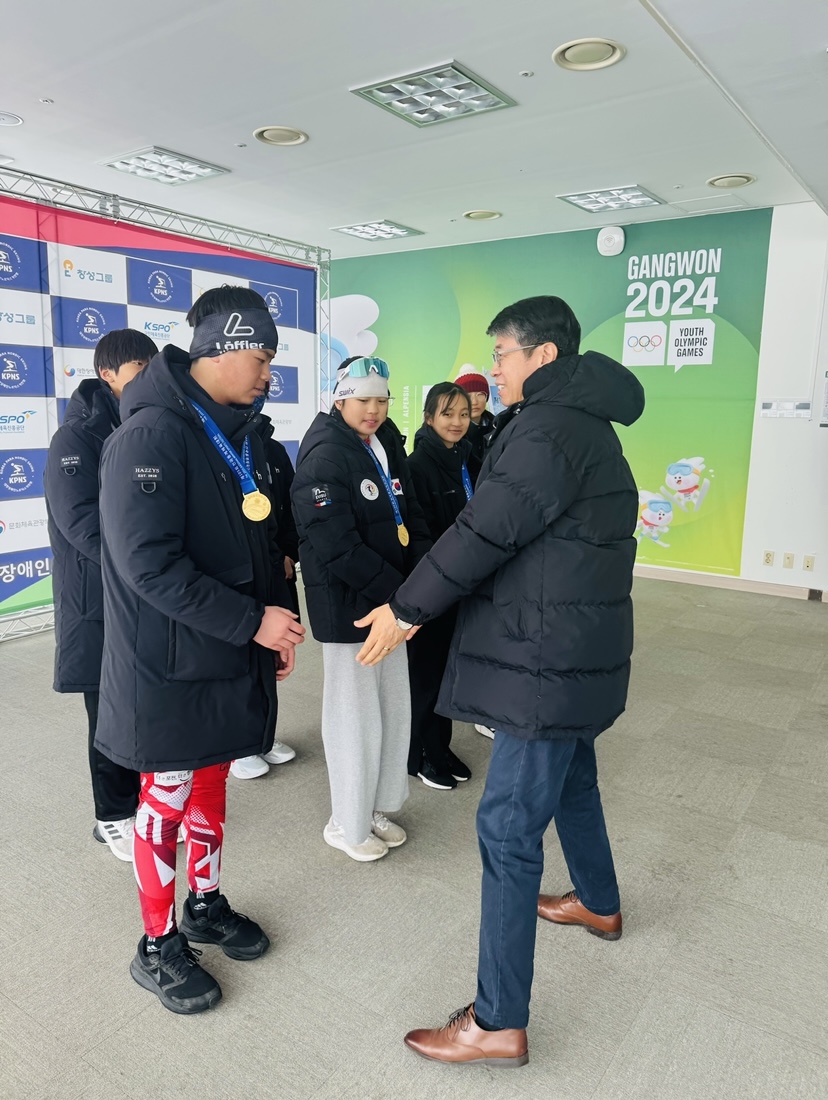 포천교육지원청, 『 제105회 전국동계체육대회』참가 학생선수 격려!3 이미지