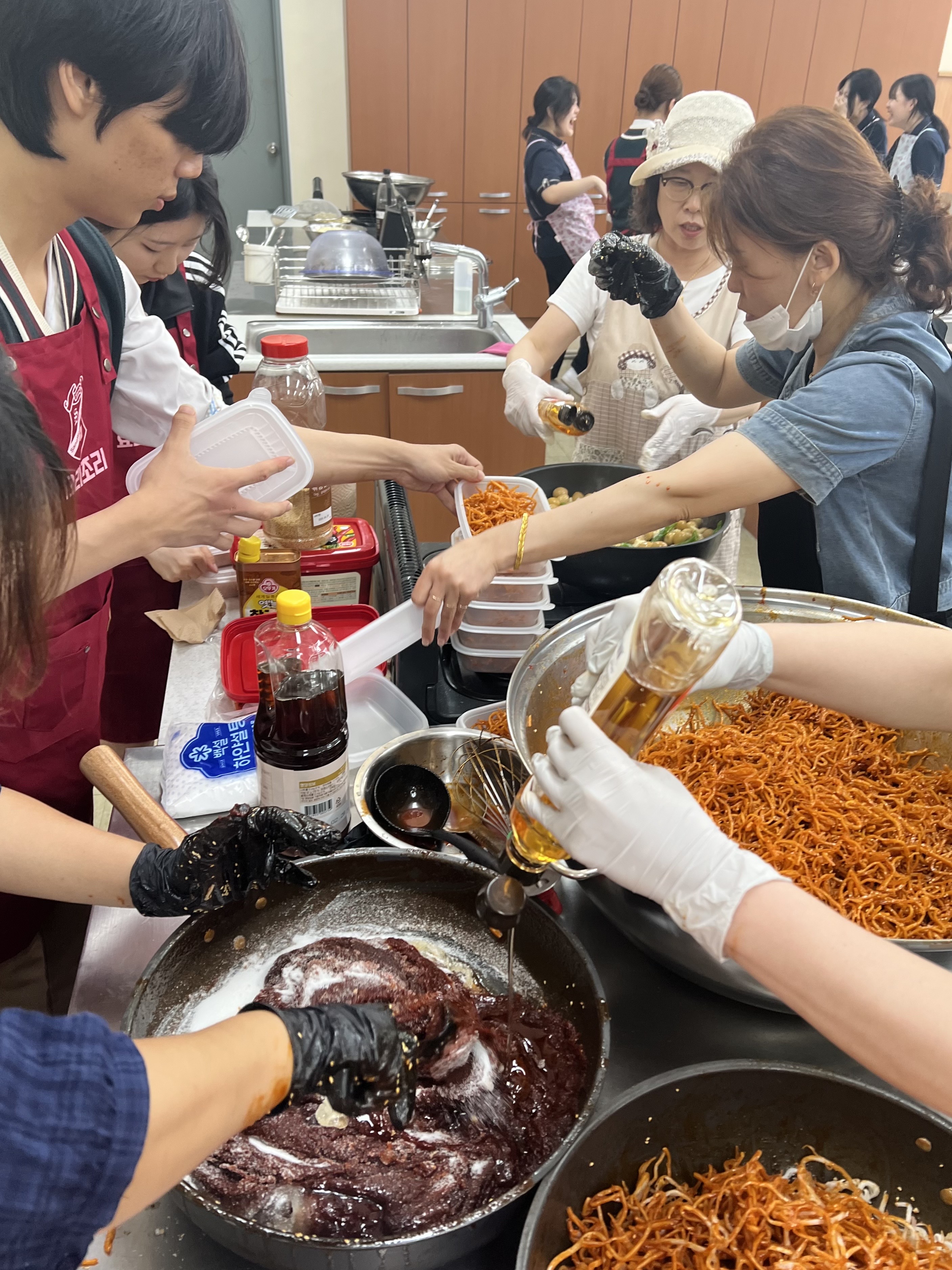 의정부 상우고등학교, 사랑의 반찬 나눔 봉사1 이미지