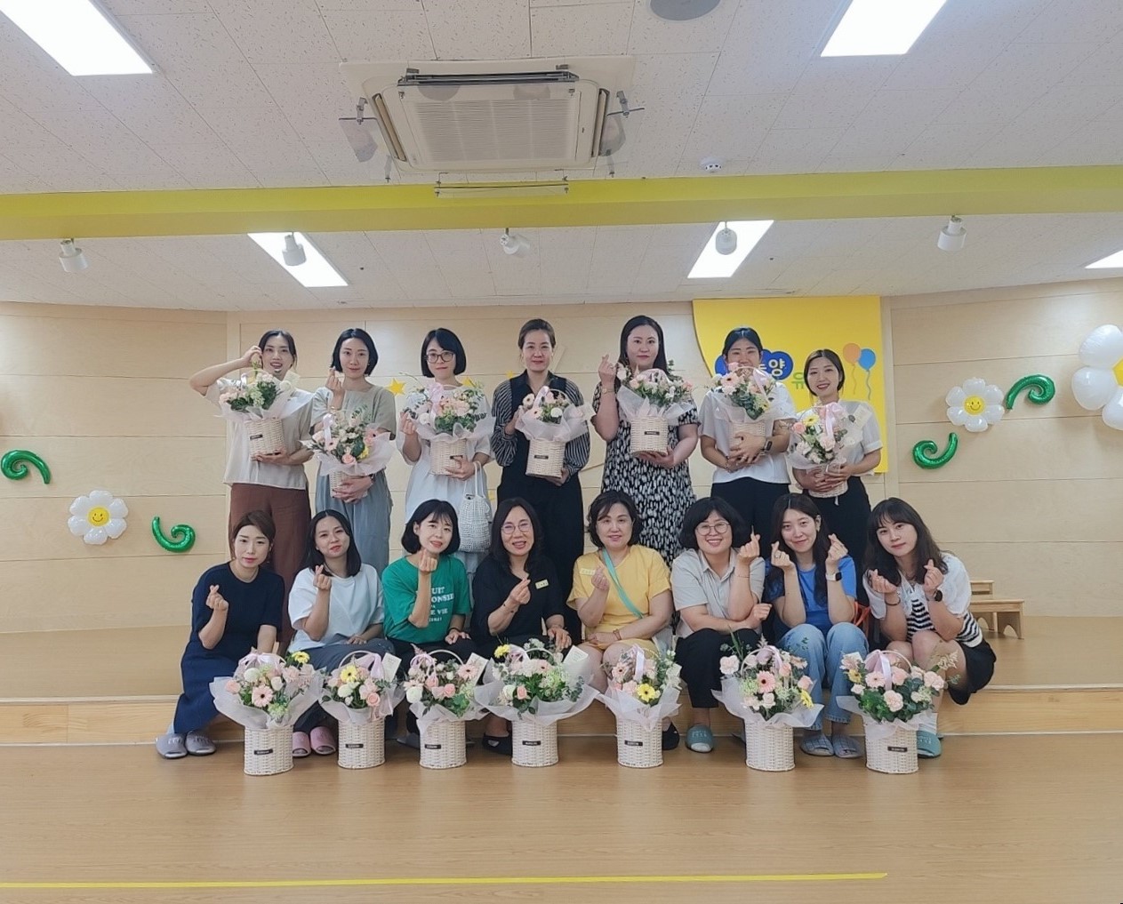 의정부 녹양유치원, 학부모회 꽃꽂이 워크숍1 이미지
