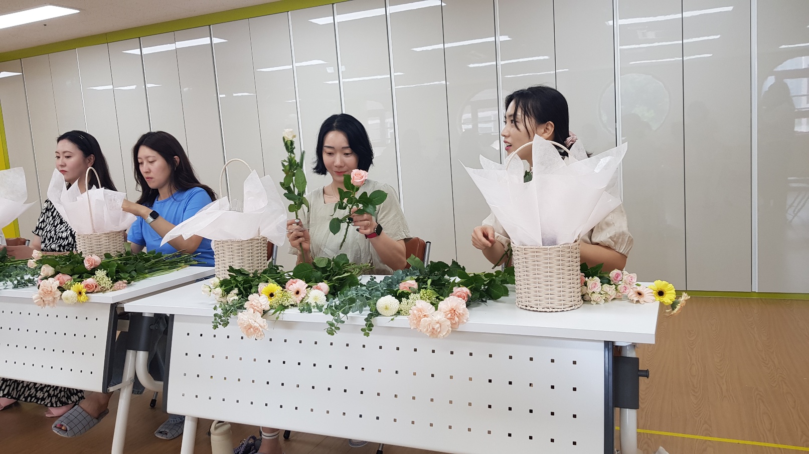 의정부 녹양유치원, 학부모회 꽃꽂이 워크숍3 이미지