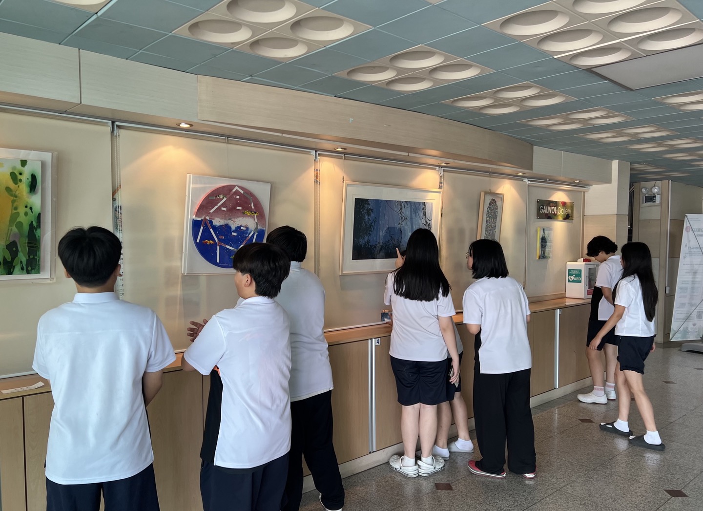 갈월중학교,  마을과 함께하는 열린 미술전시 개최2 이미지