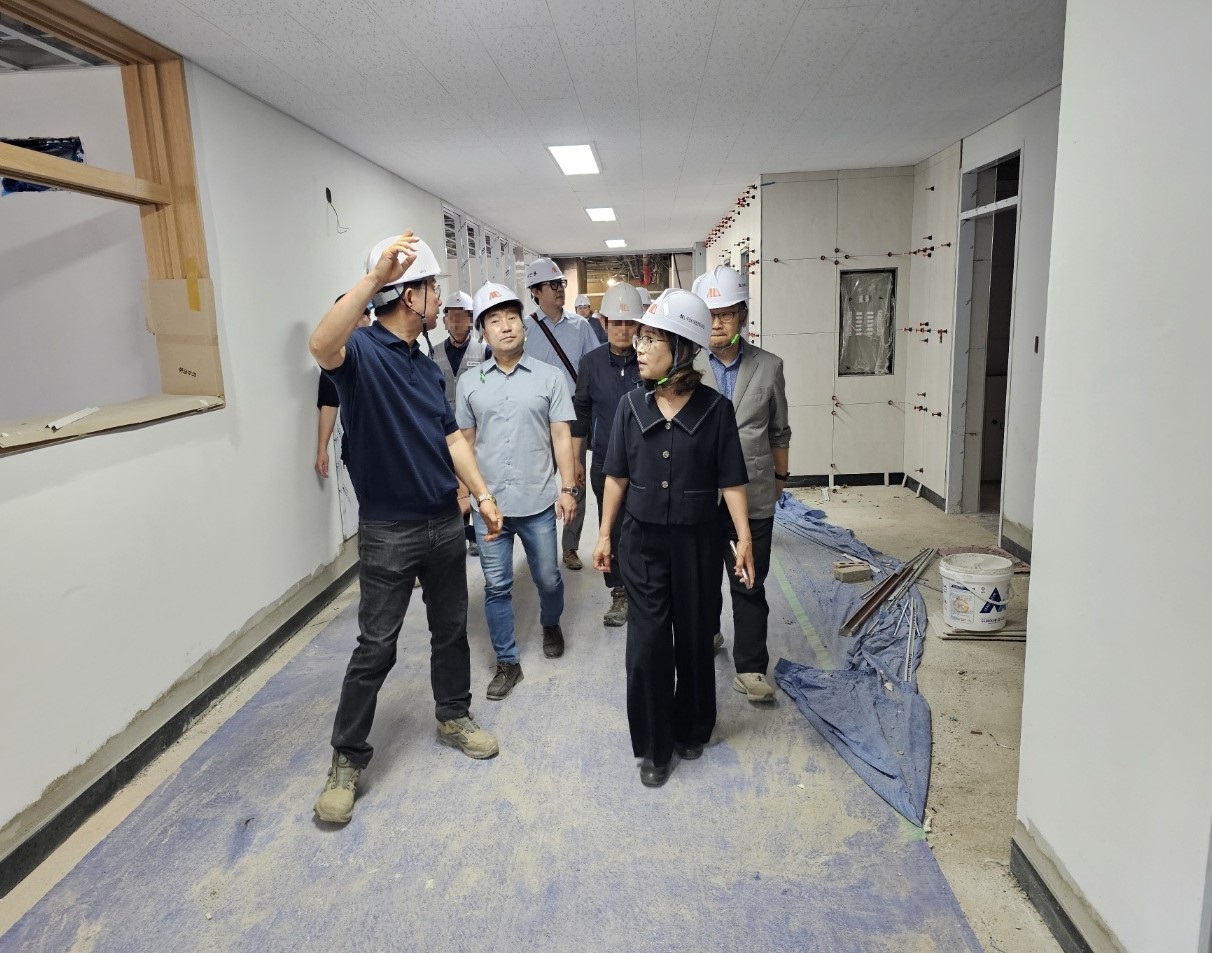 동두천양주교육지원청, 8월 준공 예정 신설학교 현장 점검 실시3 이미지