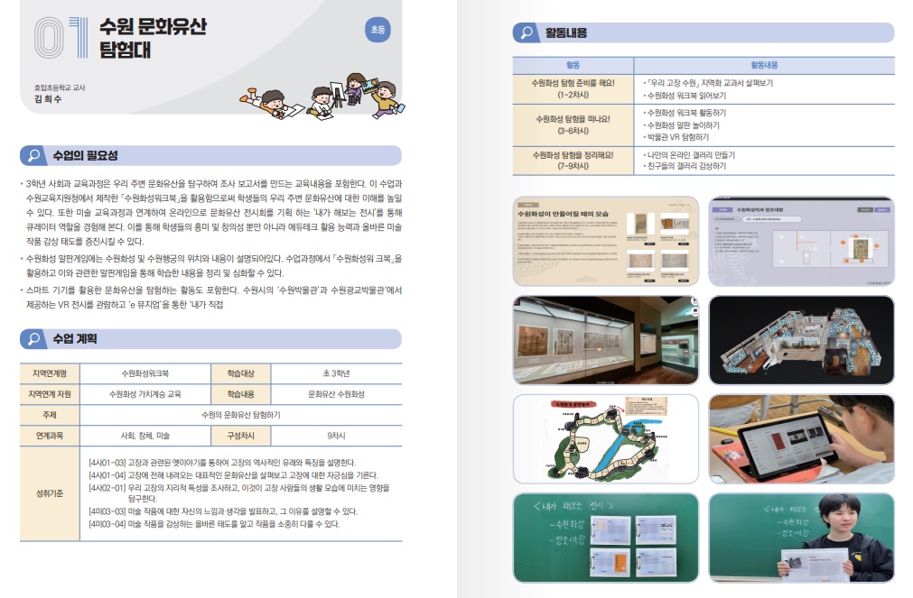 수원교육지원청, 지역연계교육 자료집 「수원 지역교육과정 징검다리」 개발․보급1 이미지