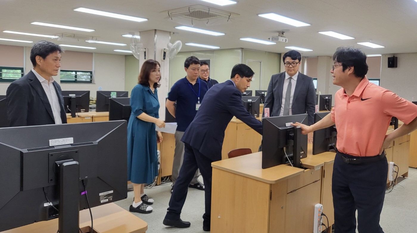 동두천양주교육지원청, 경기도교육청과 함께  2학기 늘봄학교 안착을 위한 합동 현장점검 실시1 이미지