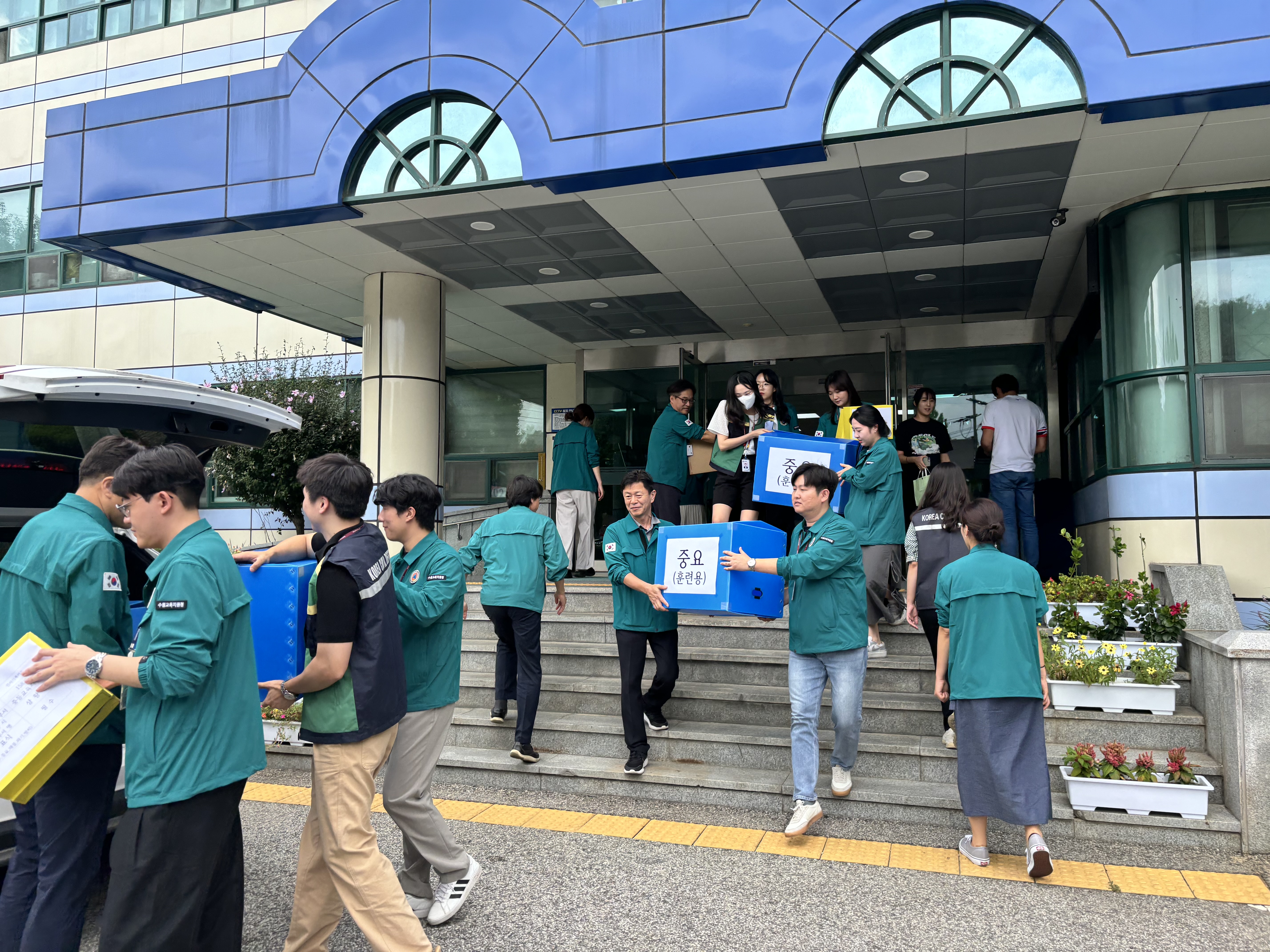 수원교육지원청, 2024년 을지연습 실제훈련 「단전·단수 및 화생방 대비 훈련」 실시3 이미지