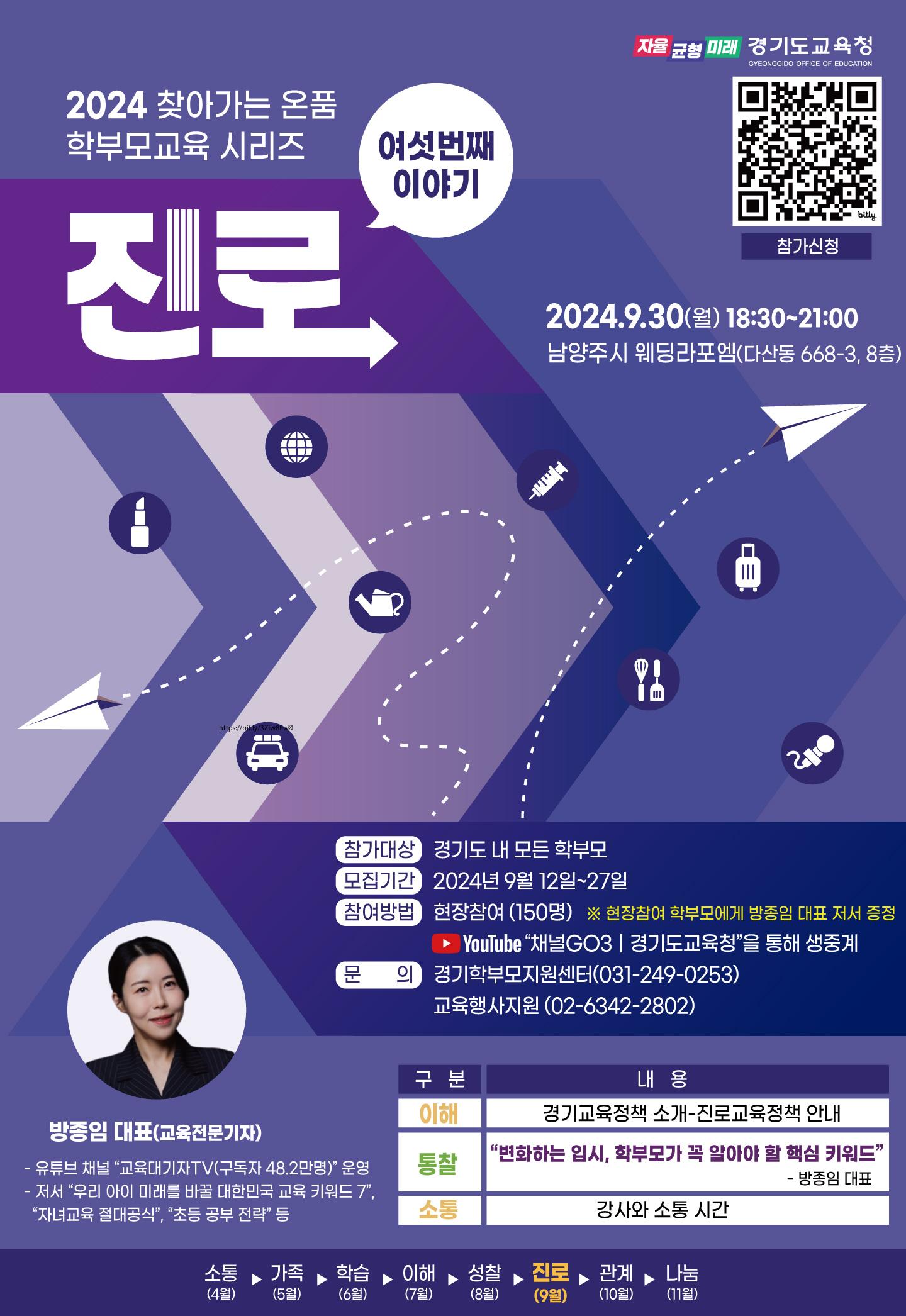 경기도교육청, ‘온품 학부모교육’ 6차 운영 자녀 진로 지도를 위한 학부모 역할 이해1 이미지