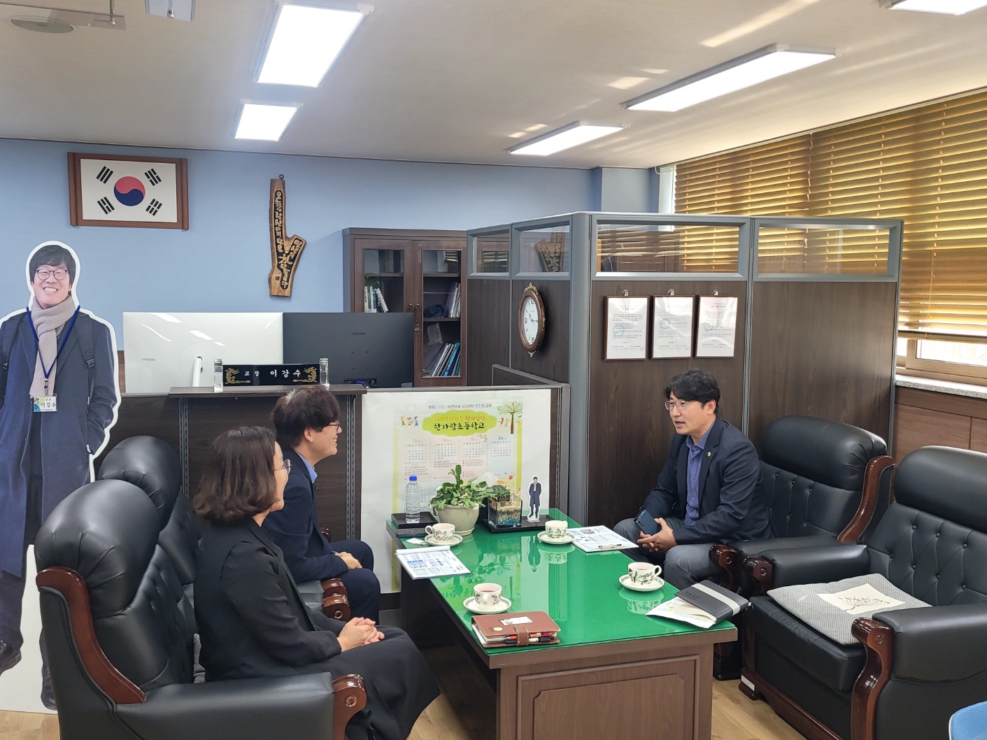 파주 한가람초, 조성환 도의원과 교육 현안 논의 학교 현안 및 미래교육을 위해 힘을 모아2 이미지