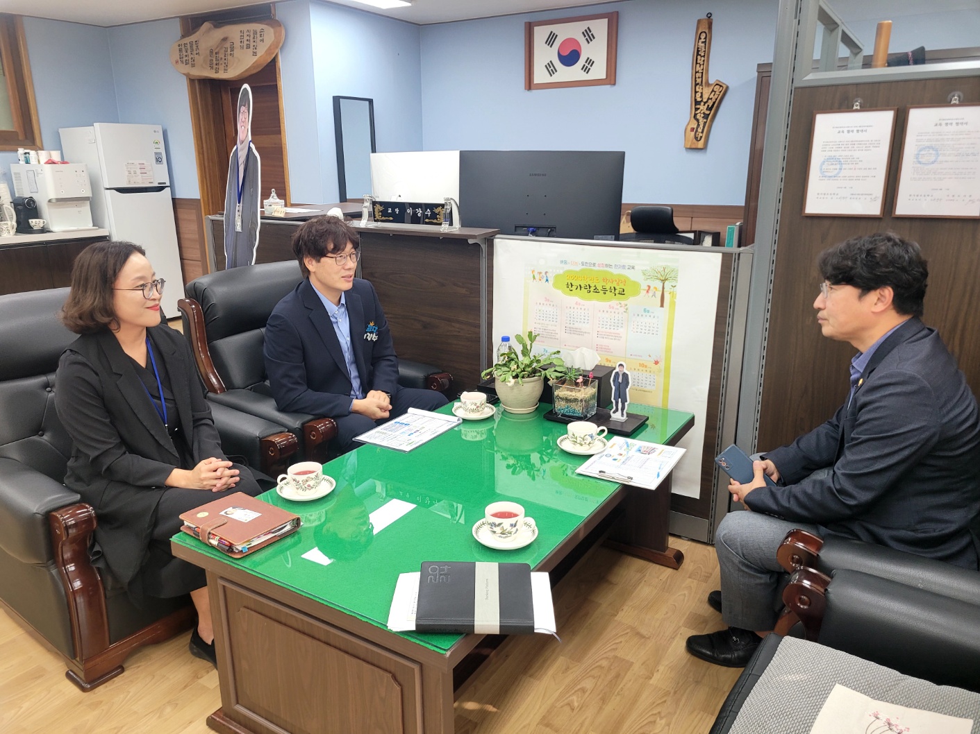파주 한가람초, 조성환 도의원과 교육 현안 논의 학교 현안 및 미래교육을 위해 힘을 모아1 이미지