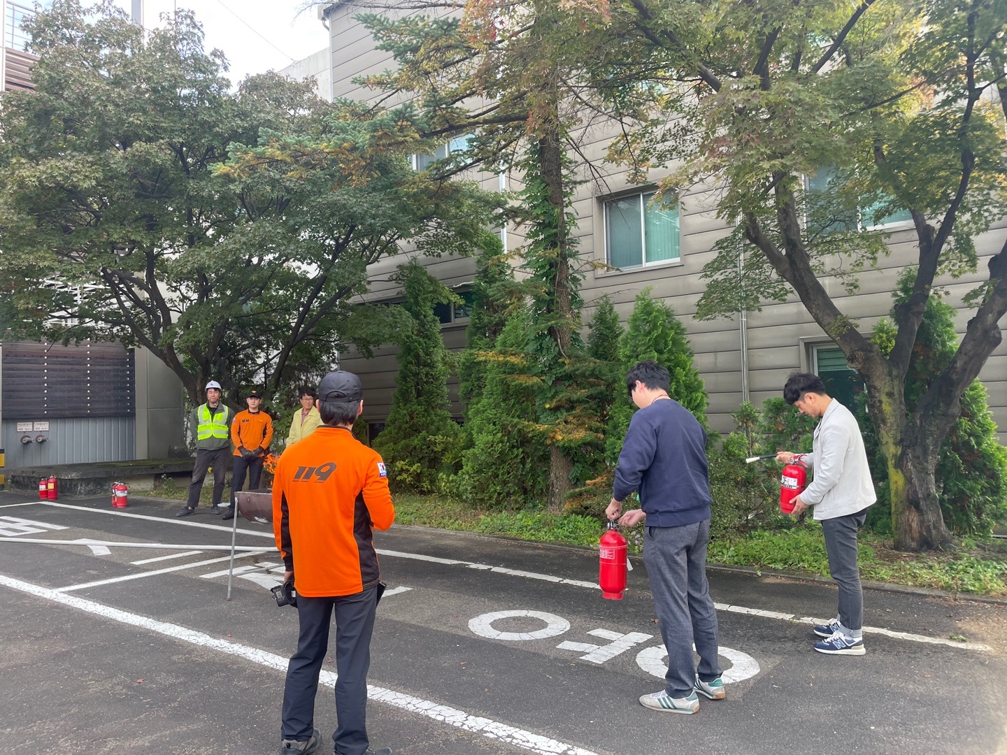 경기도교육청 조원청사, 민·관 합동 소방훈련 및 안전교육 실시2 이미지