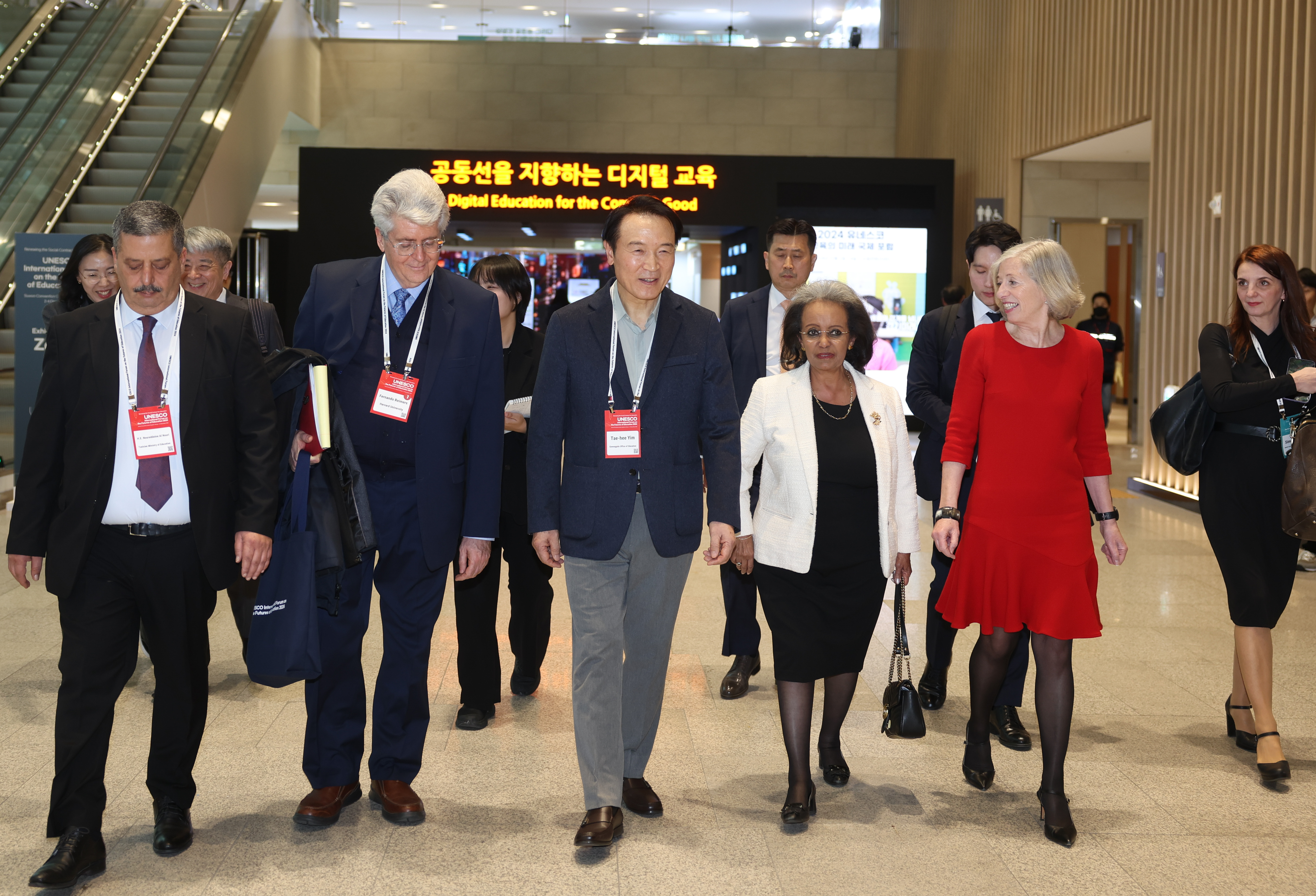 임태희 교육감, 사흘레-워크 쥬드 에티오피아 전 대통령, 스테파니아 지아니니 유네스코 교육사무총장보와 다자 회담 가져2 이미지