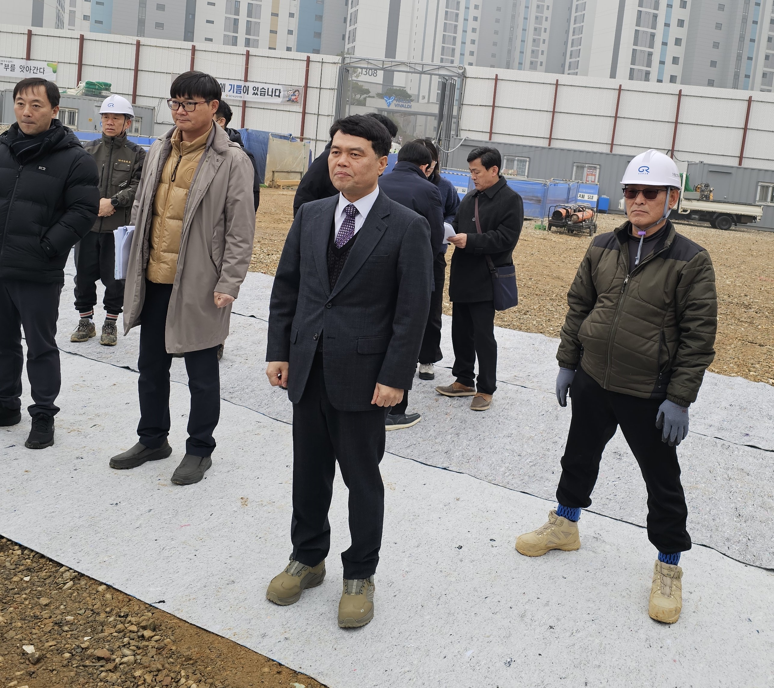 파주교육지원청, 2025~2026년 신설학교 공사 현장 점검1 이미지