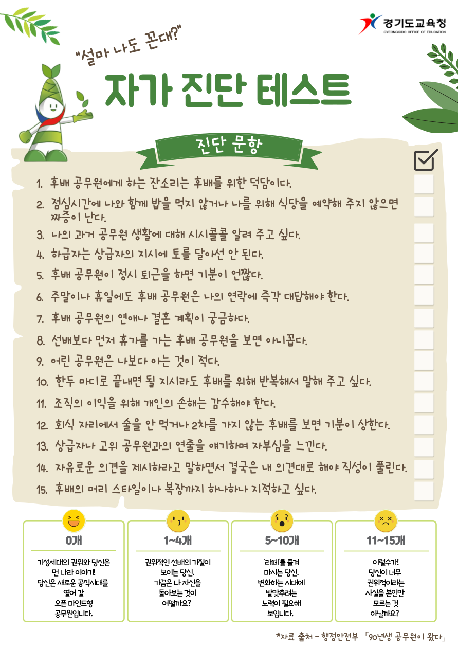 자가 진단 테스트 이미지