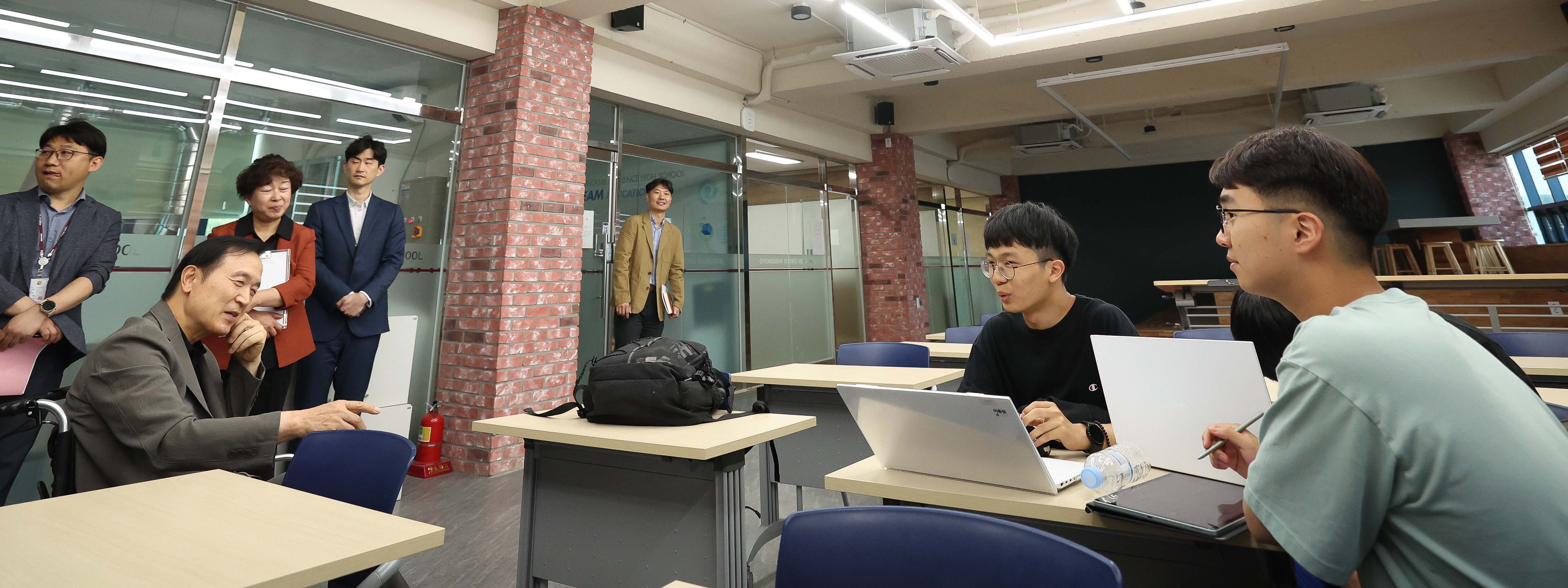 경기북과학고등학교 현장 방문1 이미지