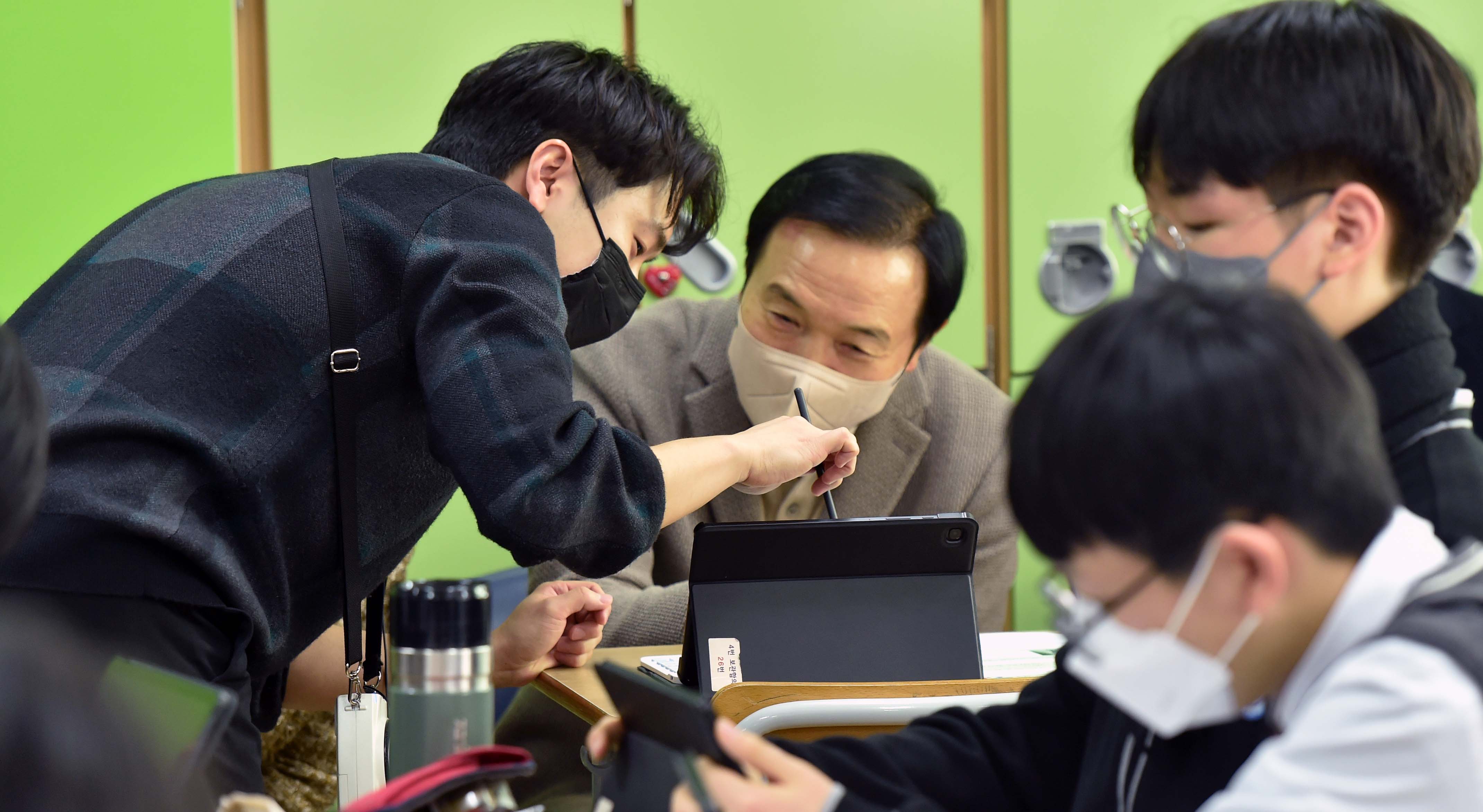 김포 하늘빛중학교 교육현장 방문1 이미지