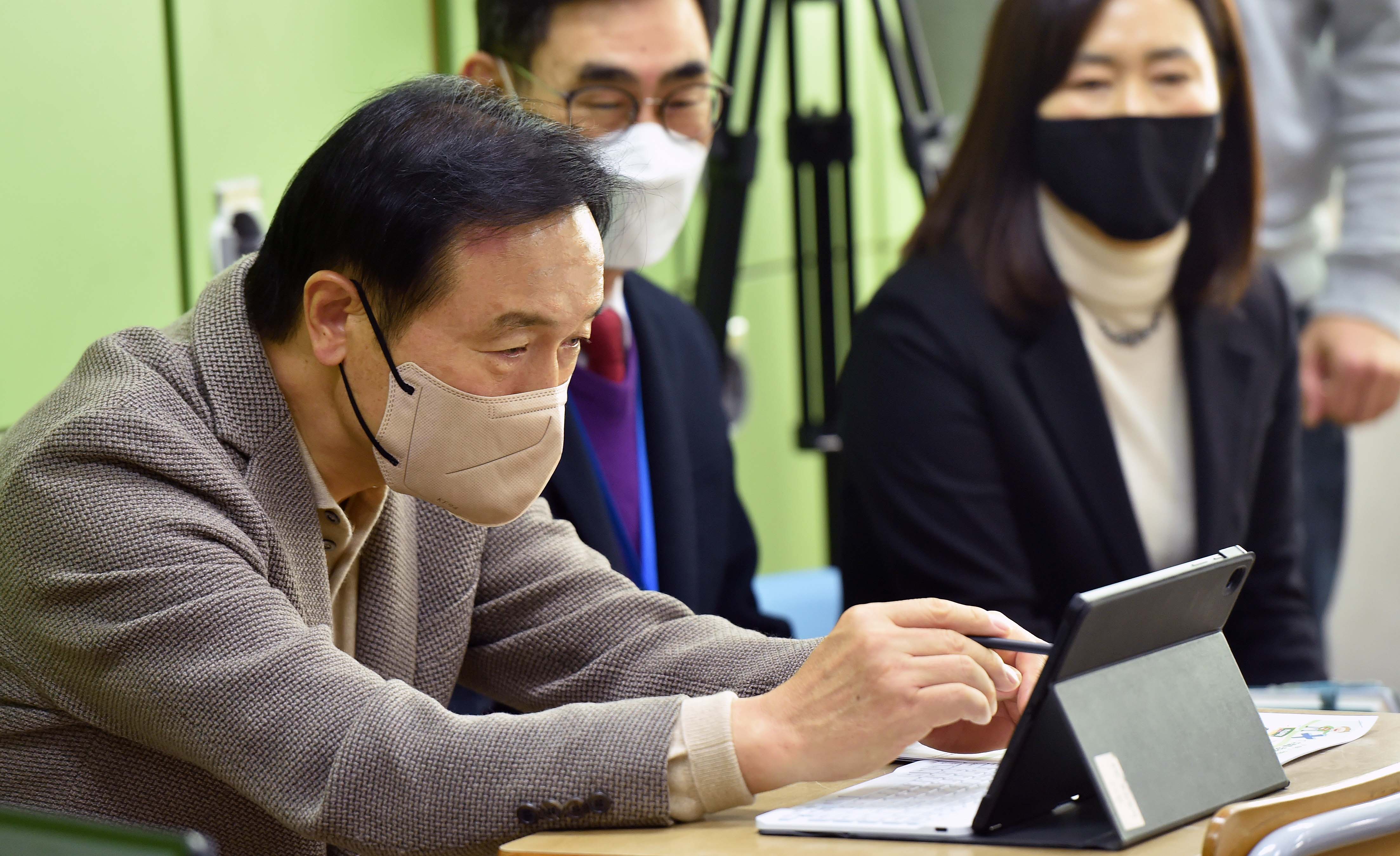 김포 하늘빛중학교 교육현장 방문2 이미지